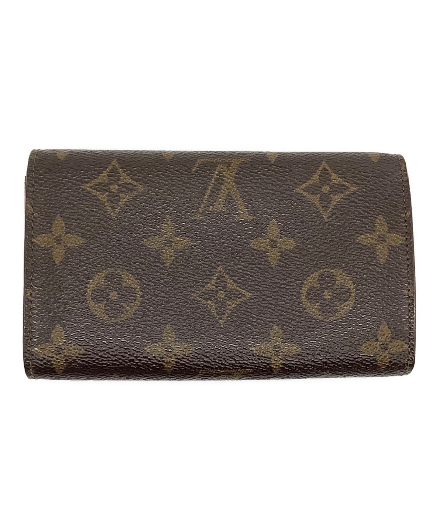 [Pre-owned] LOUIS VUITTON Monogram portmonnaie bière trésor wallet with two compartments M61730