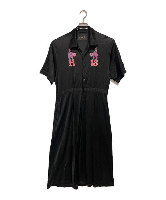 [Pre-owned] Hysteric Glamour H&13 CAT embroidery dress 01211CO10
