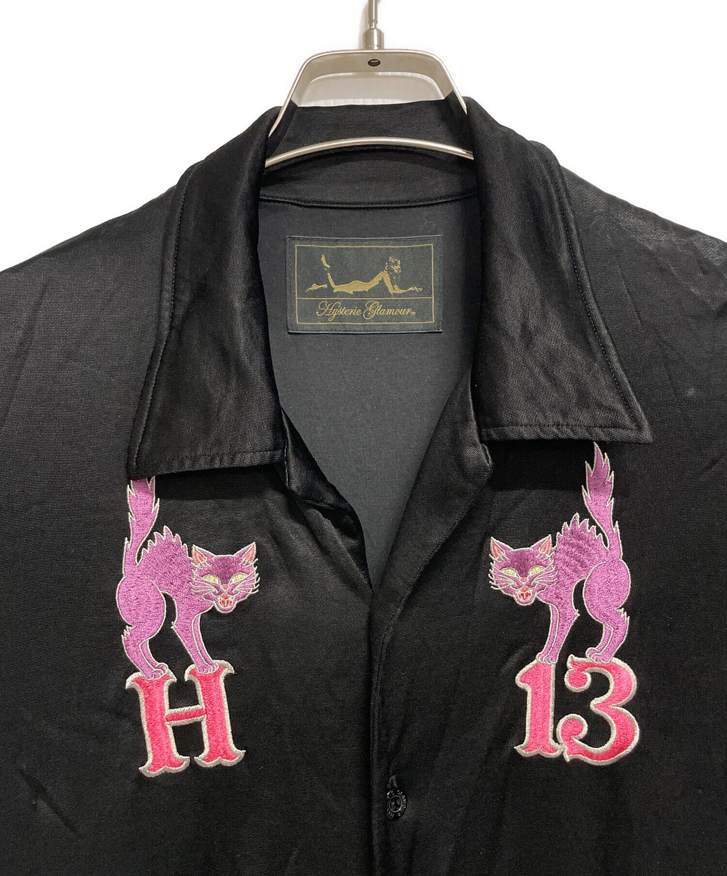 [Pre-owned] Hysteric Glamour H&13 CAT embroidery dress 01211CO10