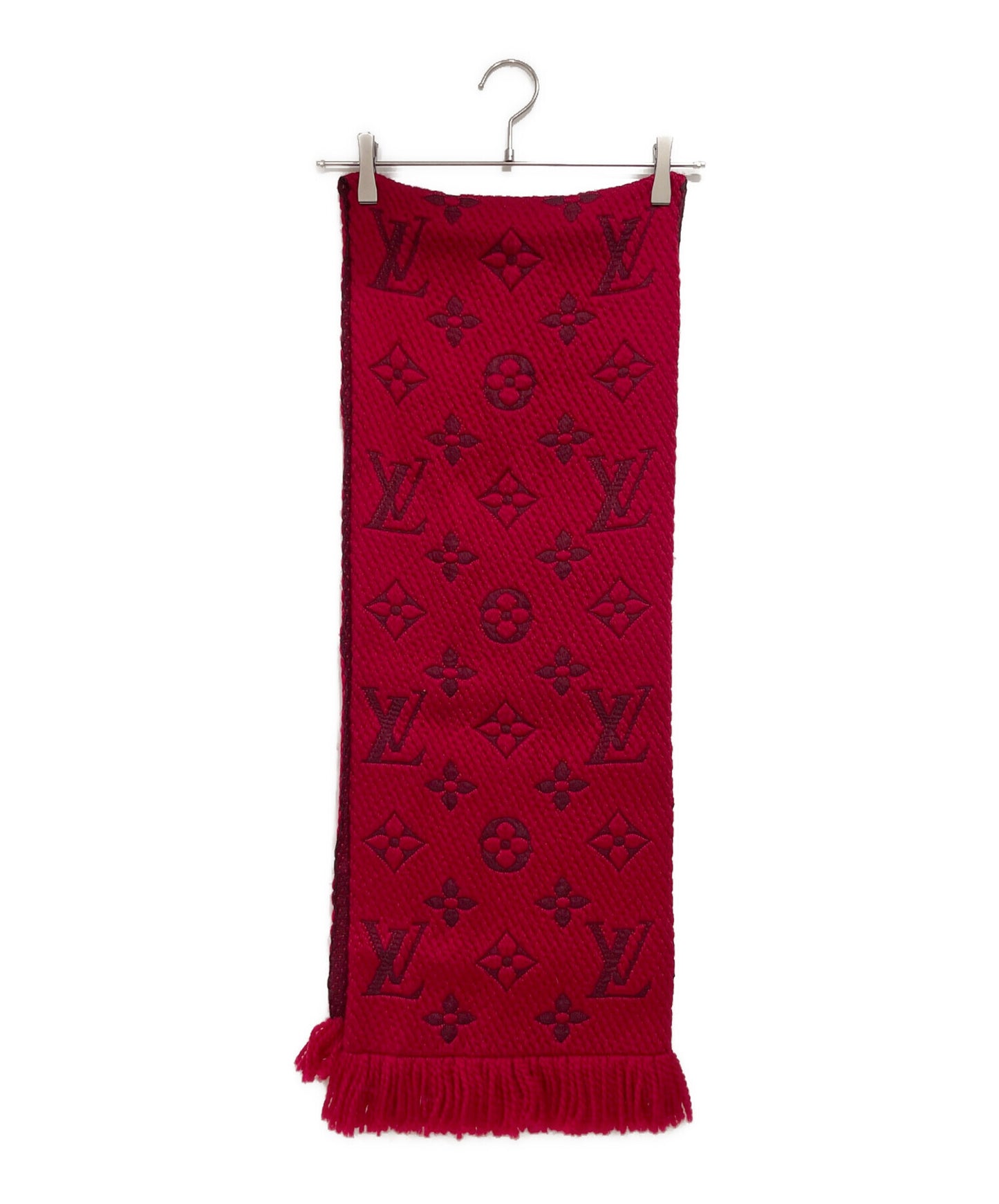 [Pre-owned] LOUIS VUITTON Echalp Logomania Red / Scarf M72432