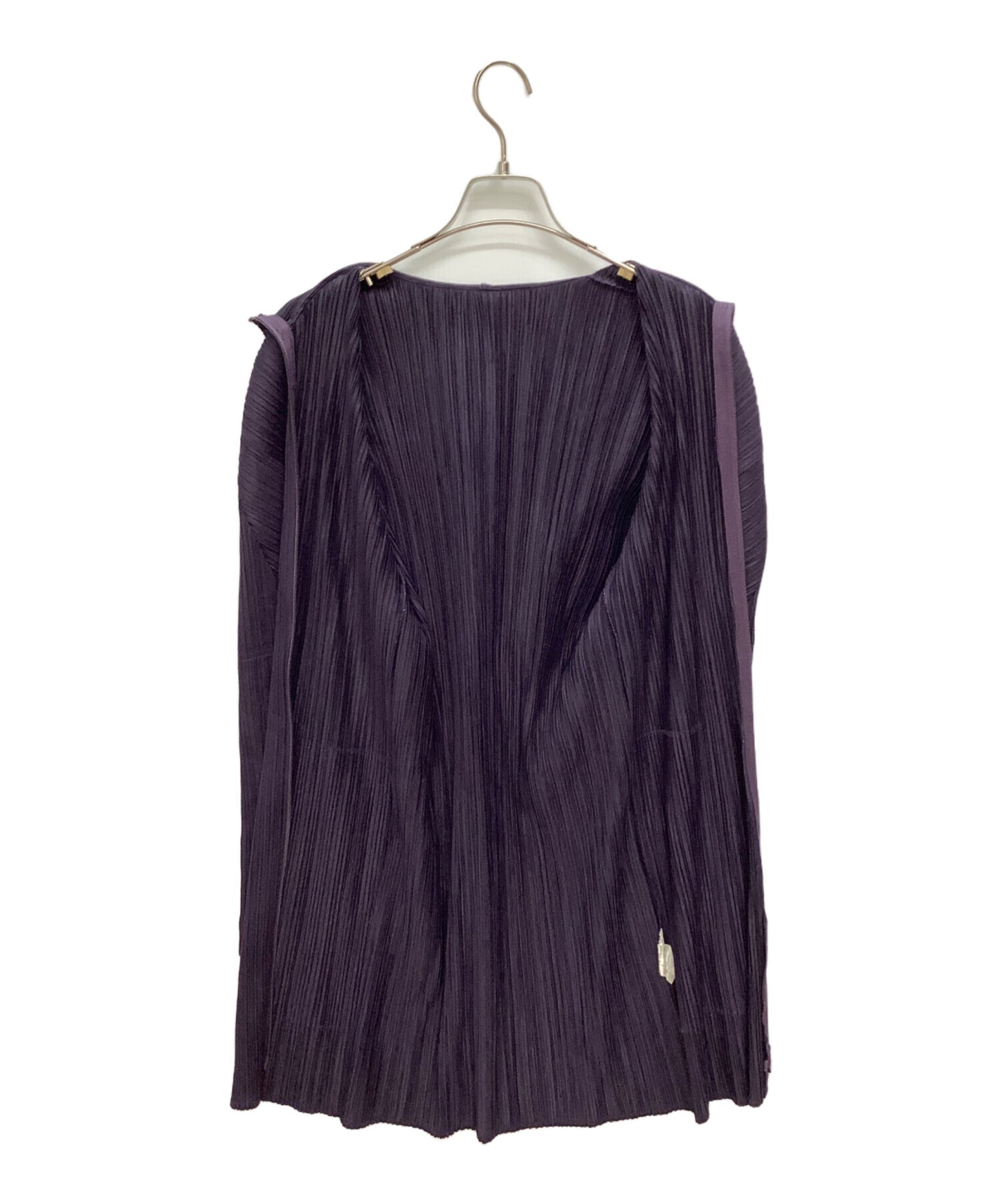 [Pre-owned] PLEATS PLEASE long zipped hoodie