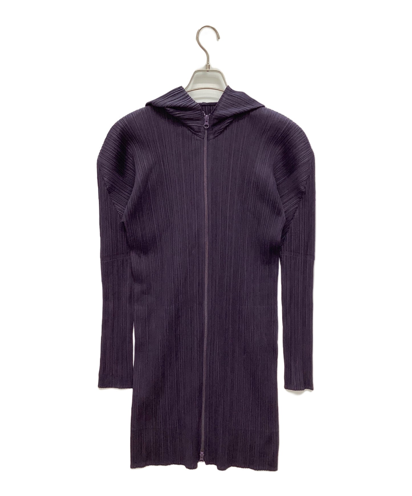 [Pre-owned] PLEATS PLEASE long zipped hoodie