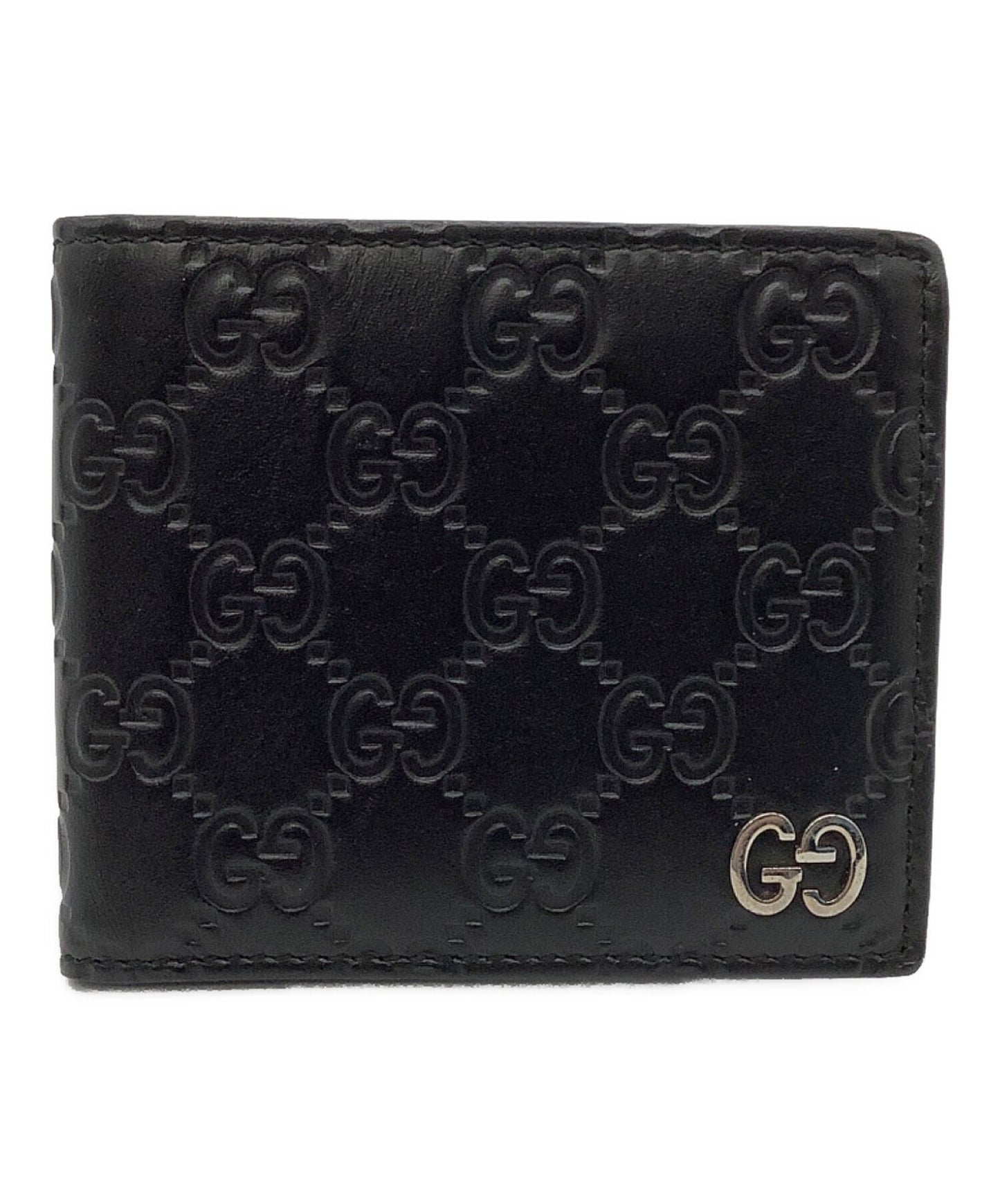 [Pre-owned] GUCCI Bifold wallet Guccissima 473916