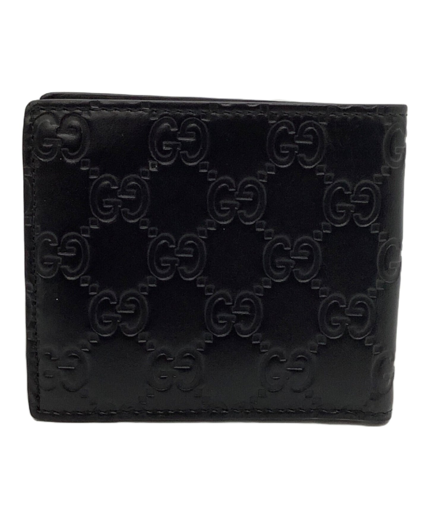 [Pre-owned] GUCCI Bifold wallet Guccissima 473916