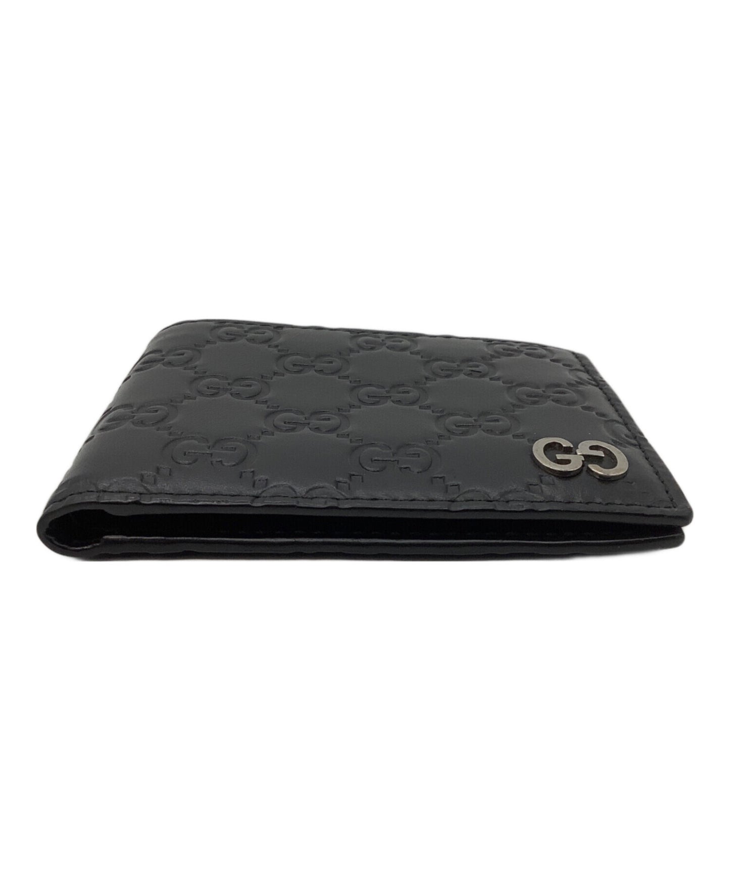 [Pre-owned] GUCCI Bifold wallet Guccissima 473916