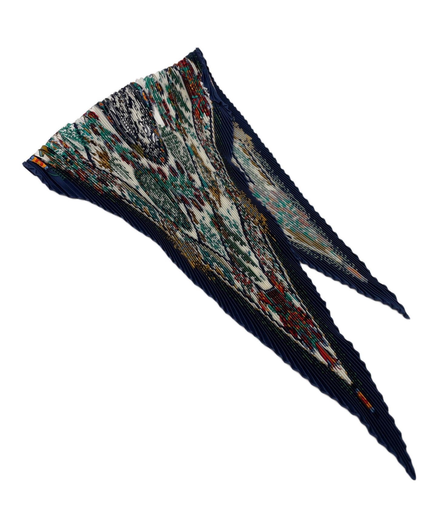 [Pre-owned] HERMES pleated scarf