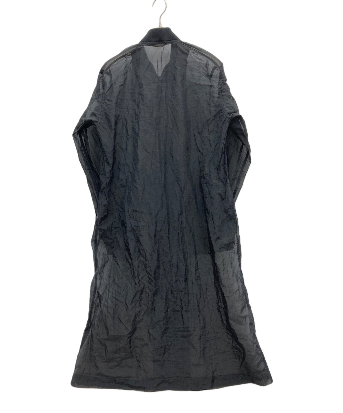 [Pre-owned] BLACK COMME des GARCONS see-through long coat 1F-C002