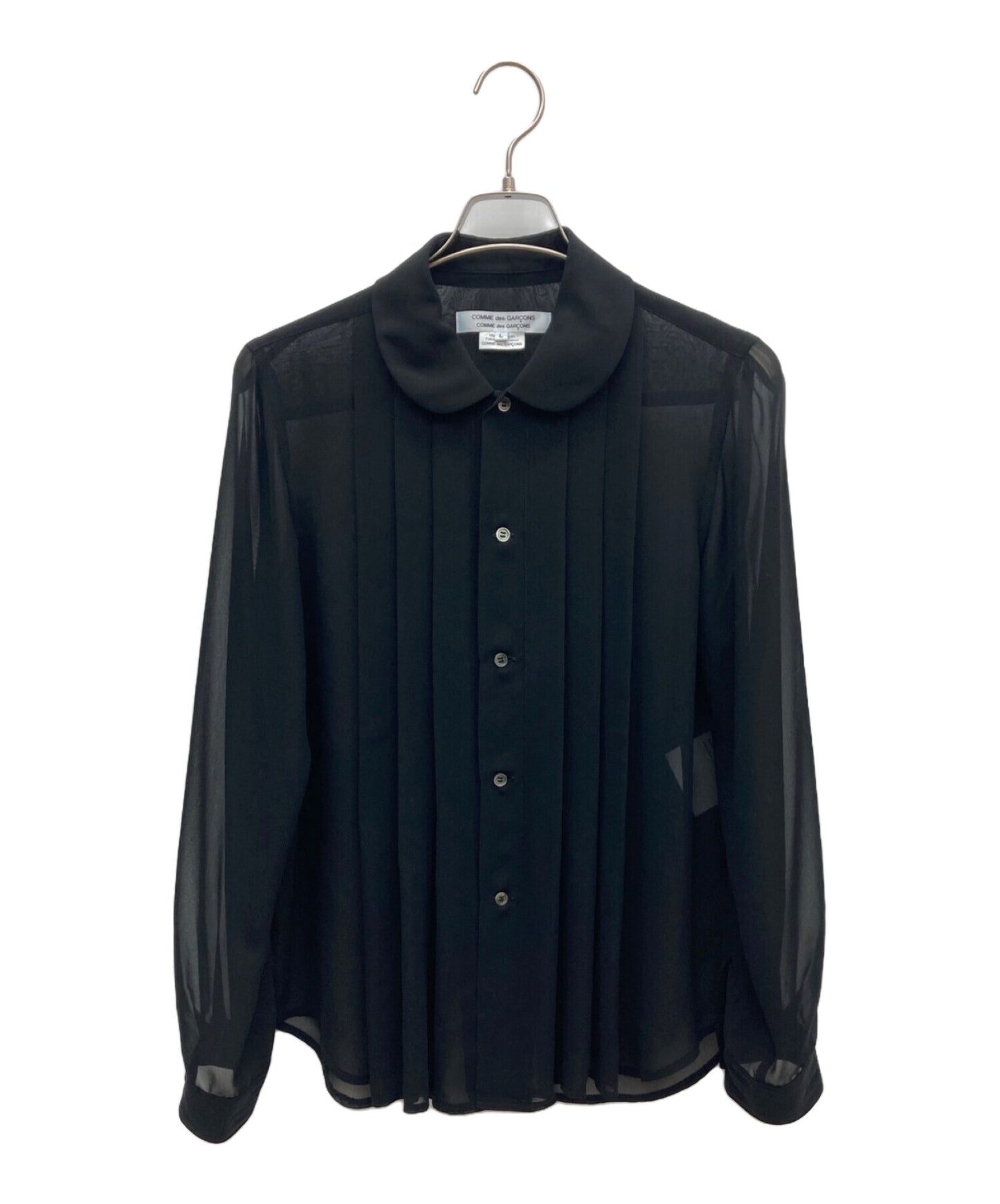 [Pre-owned] COMME des GARCONS COMME des GARCONS Round collar semi-sheer shirt RL-B018