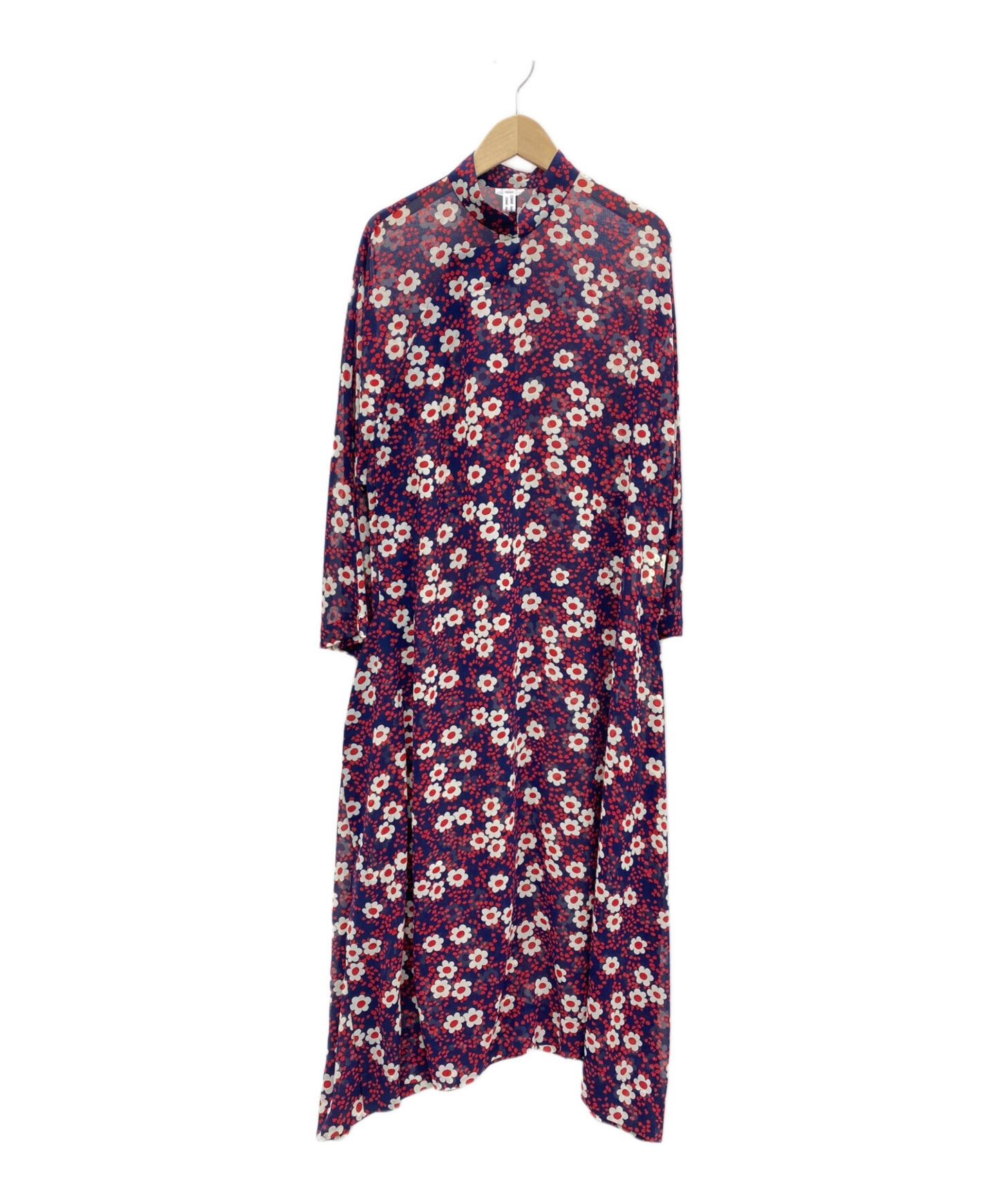 [Pre-owned] COMME des GARCONS COMME des GARCONS Floral Band Collar Shirt Dress RI-O009