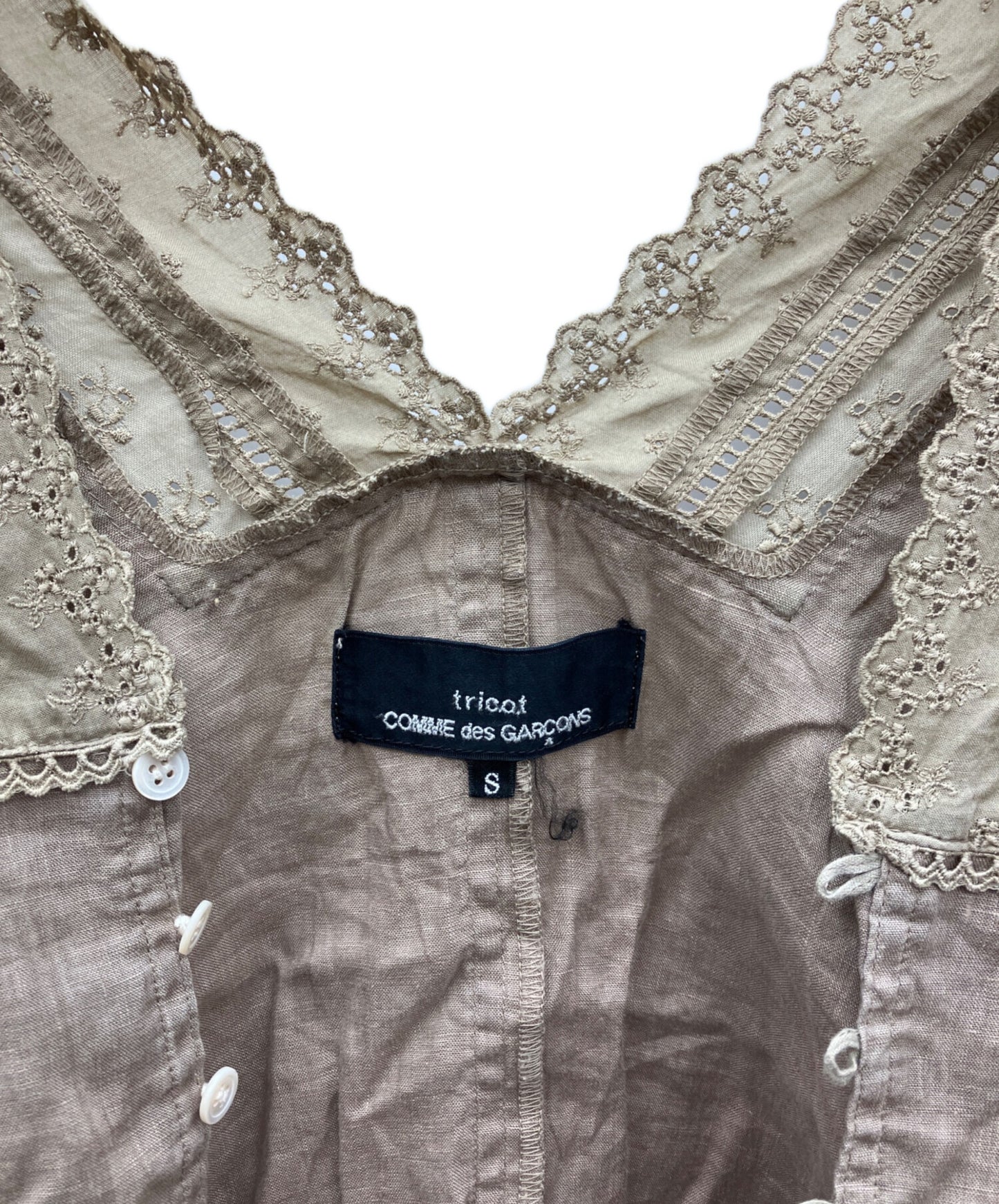 [Pre-owned] tricot COMME des GARCONS short-sleeved blouse TG-B021