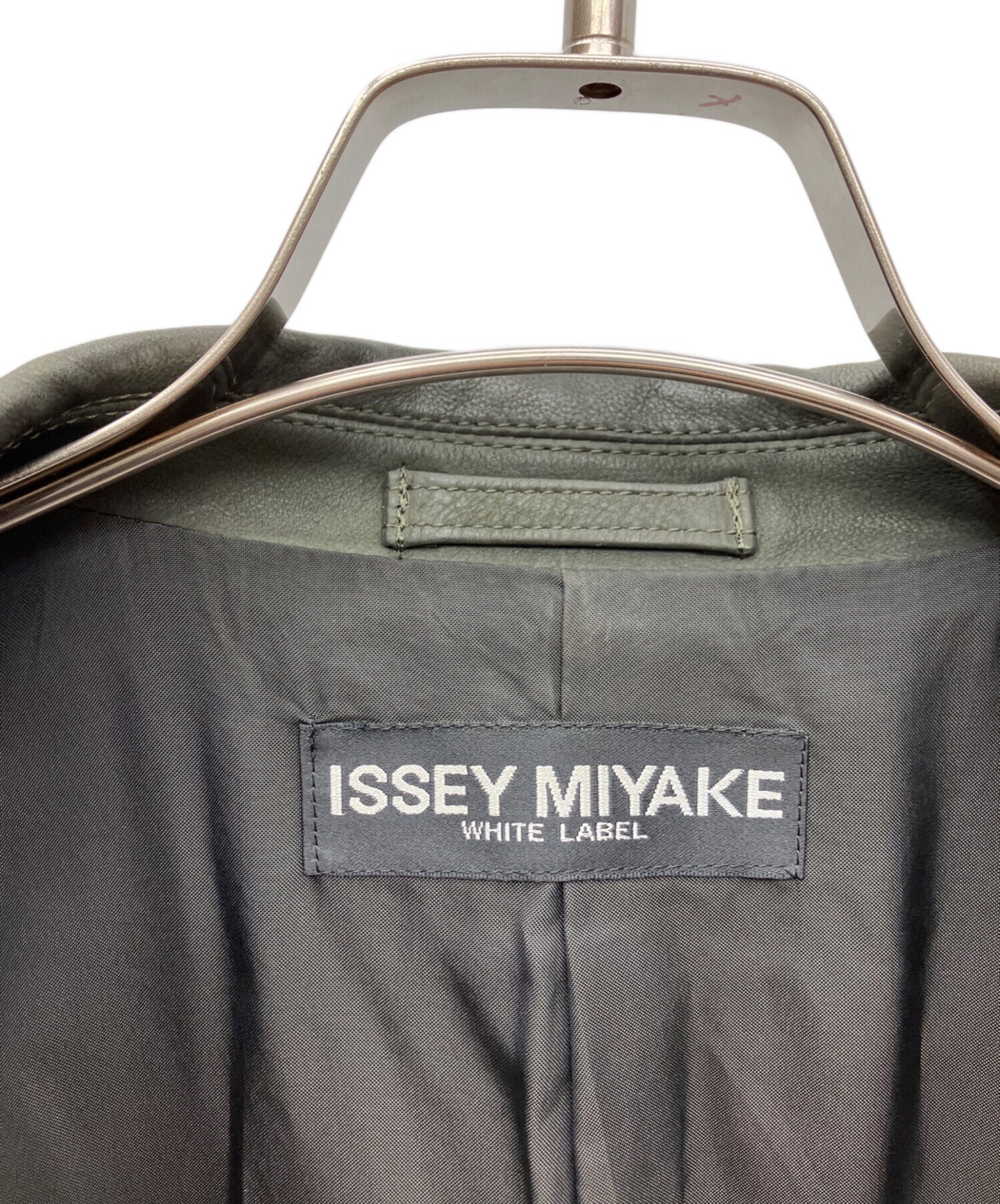 [Pre-owned] ISSEY MIYAKE WHITE LABEL leather coat ME32LD532