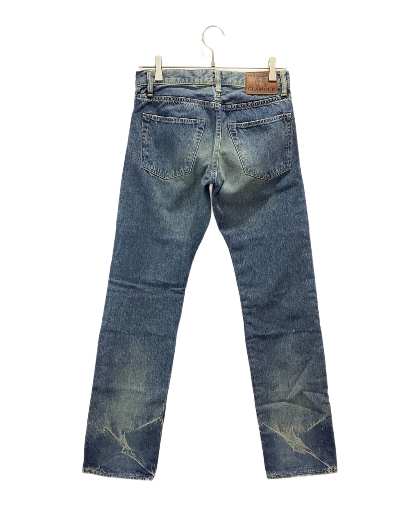 [Pre-owned] Hysteric Glamour Patchwork studded denim pants 0214AP05