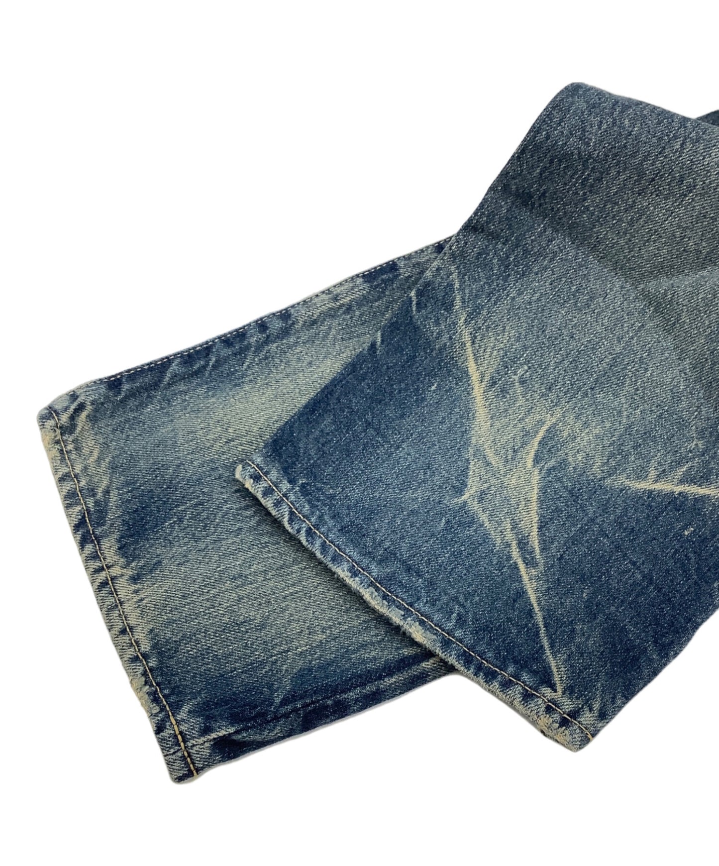 [Pre-owned] Hysteric Glamour Patchwork studded denim pants 0214AP05