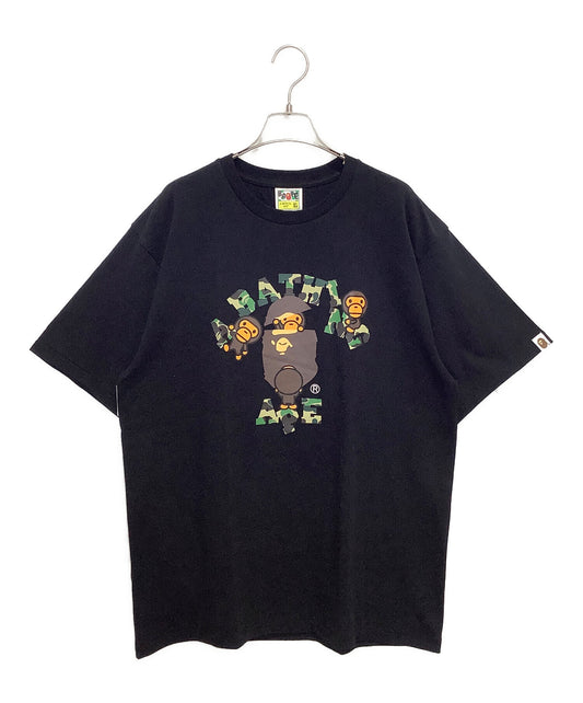 [Pre-owned] A BATHING APE ABC CAMO College Milo T-shirt 002TEK801004M