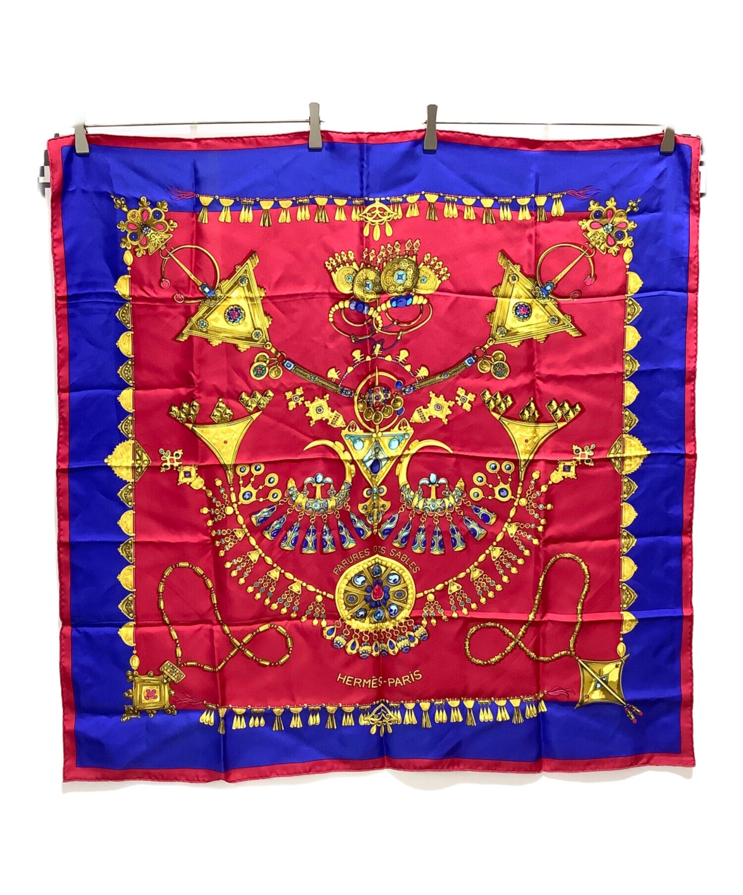 [Pre-owned] HERMES Carré 90 "PARURES DES SABLES" scarf