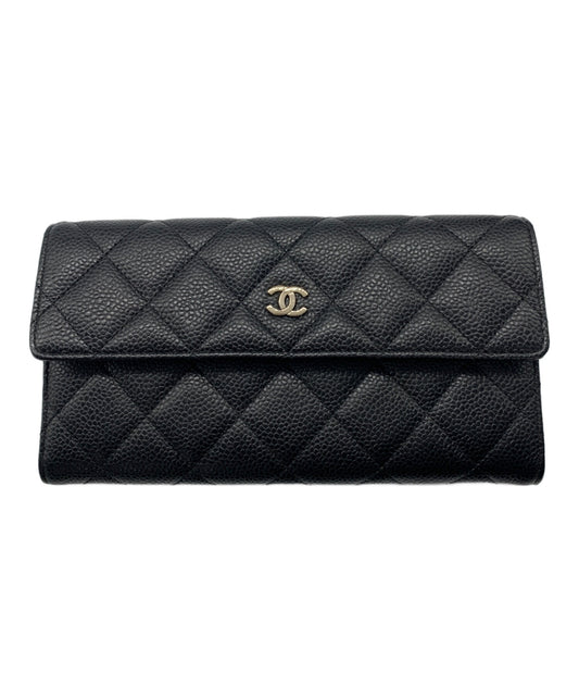 [Pre-owned] CHANEL Matelassé caviar skin