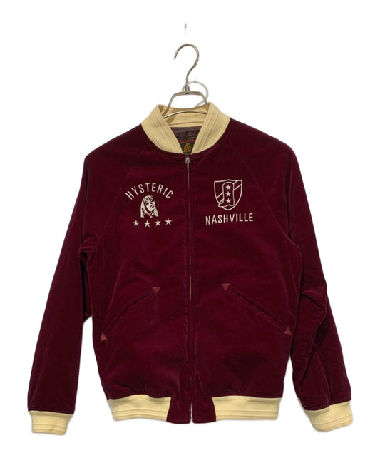 [Pre-owned] Hysteric Glamour velours blouson 0233AB06