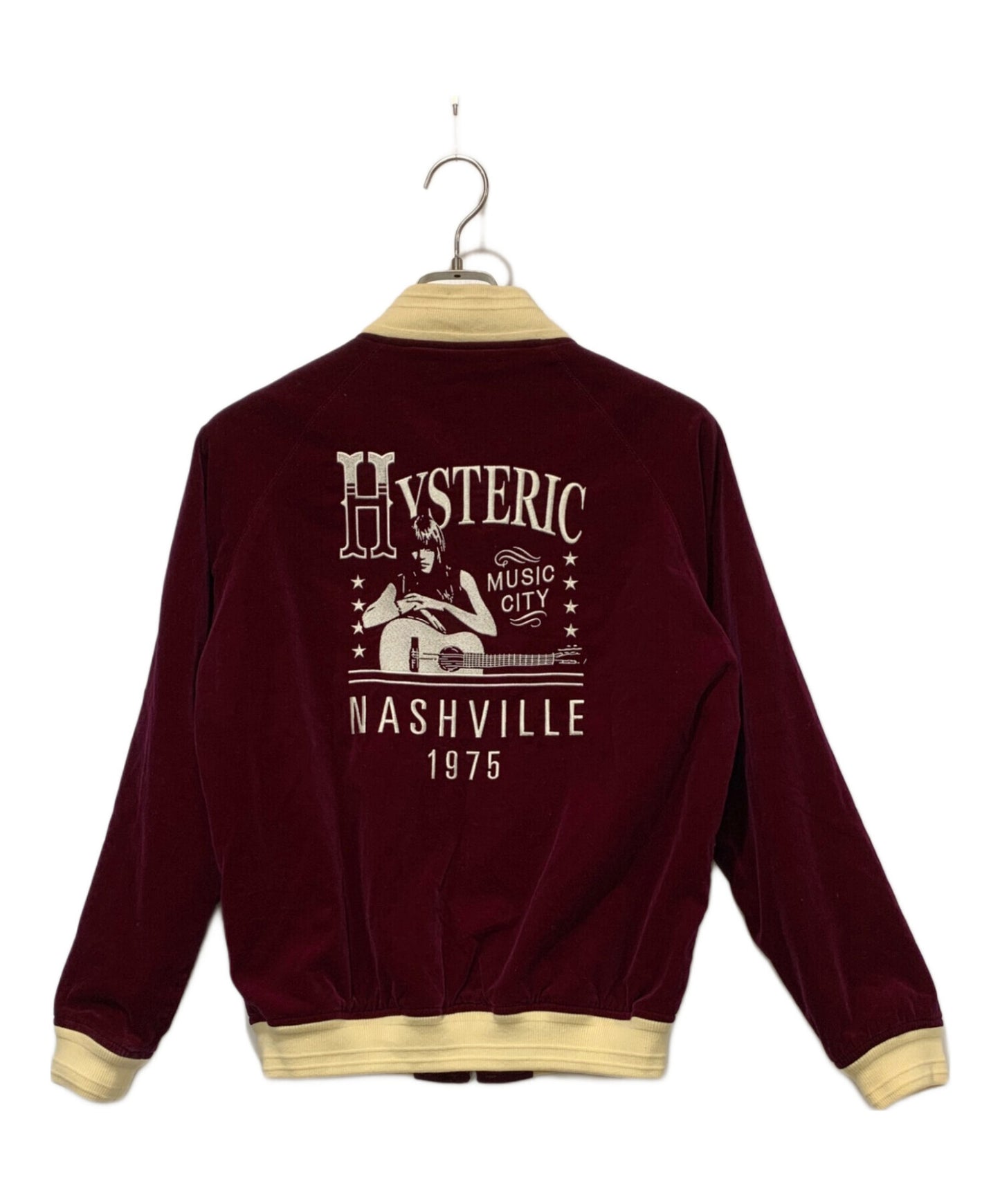 [Pre-owned] Hysteric Glamour velours blouson 0233AB06