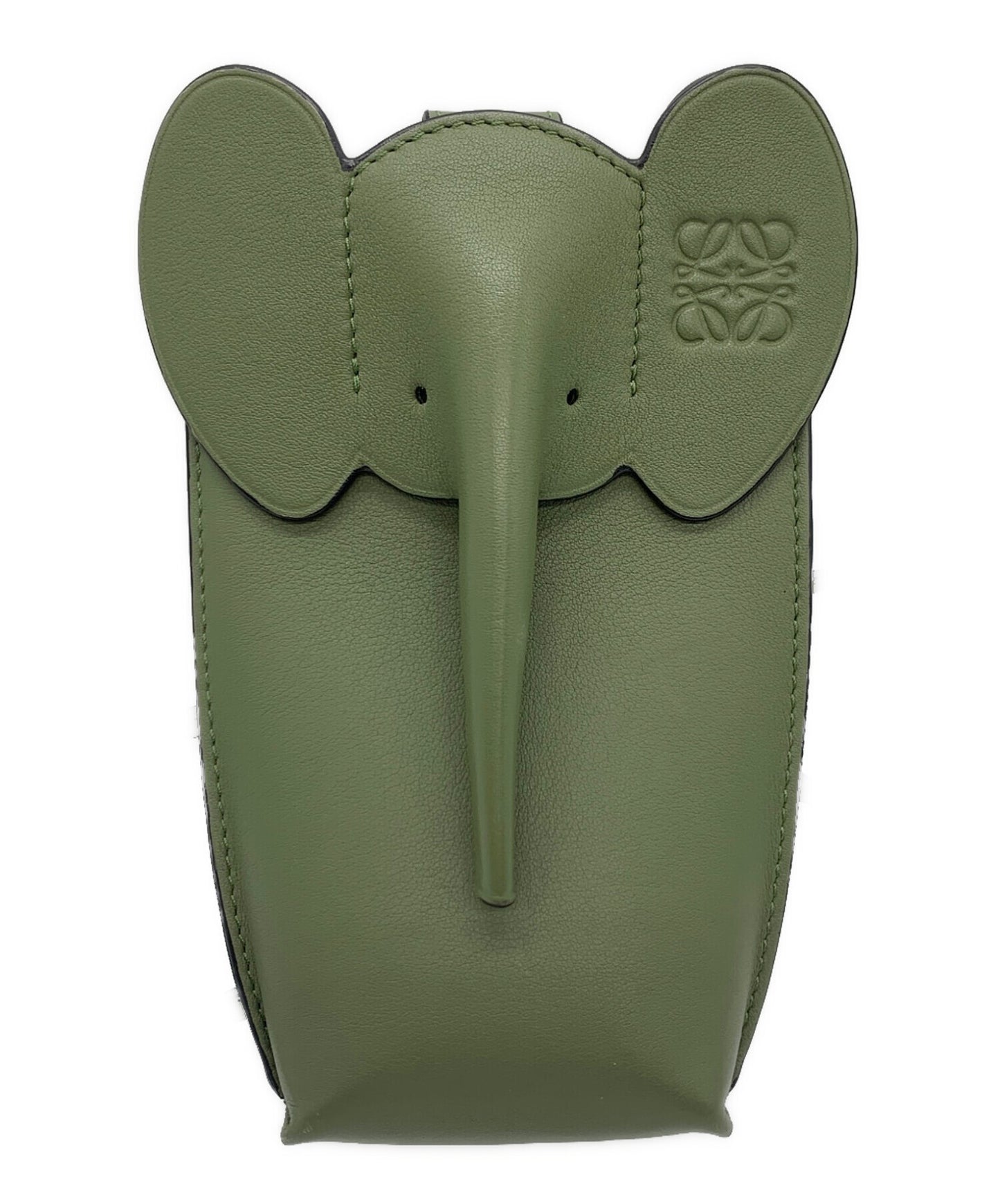 [Pre-owned] LOEWE ELEPHANT POCKET AVOCADO C623B02X03