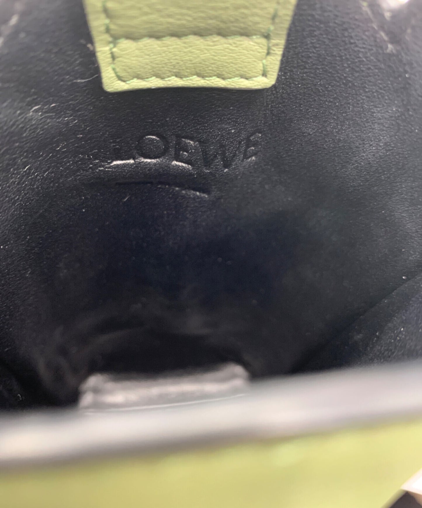 [Pre-owned] LOEWE ELEPHANT POCKET AVOCADO C623B02X03