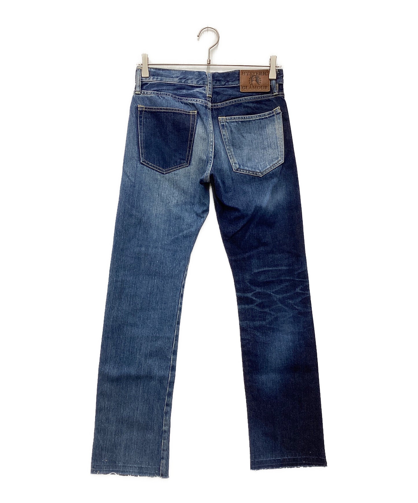 [Pre-owned] Hysteric Glamour HRLR Processed Denim Slim Straight 0241AP12
