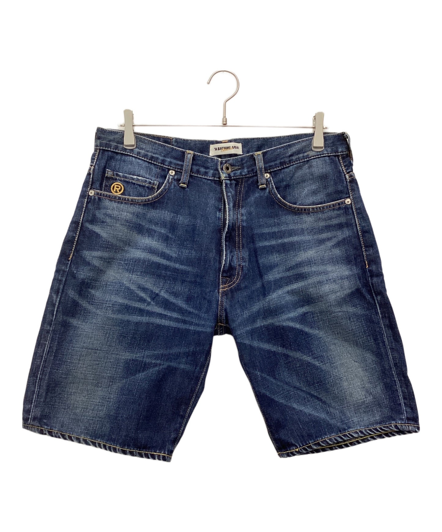 [Pre-owned] A BATHING APE denim shorts