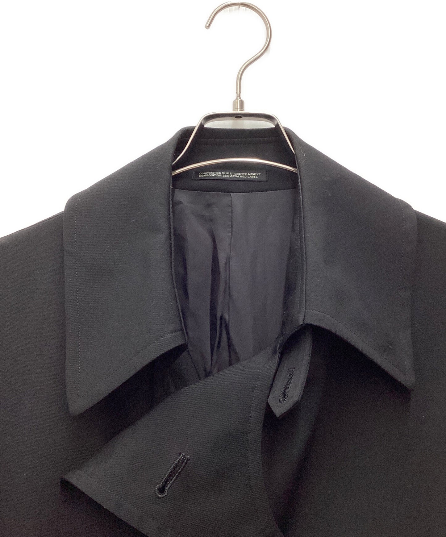 [Pre-owned] yohji yamamoto+noir POUR HOMME WOOL GABARDINE SMOOTH COAT TeroTero Coat NR-C07-100