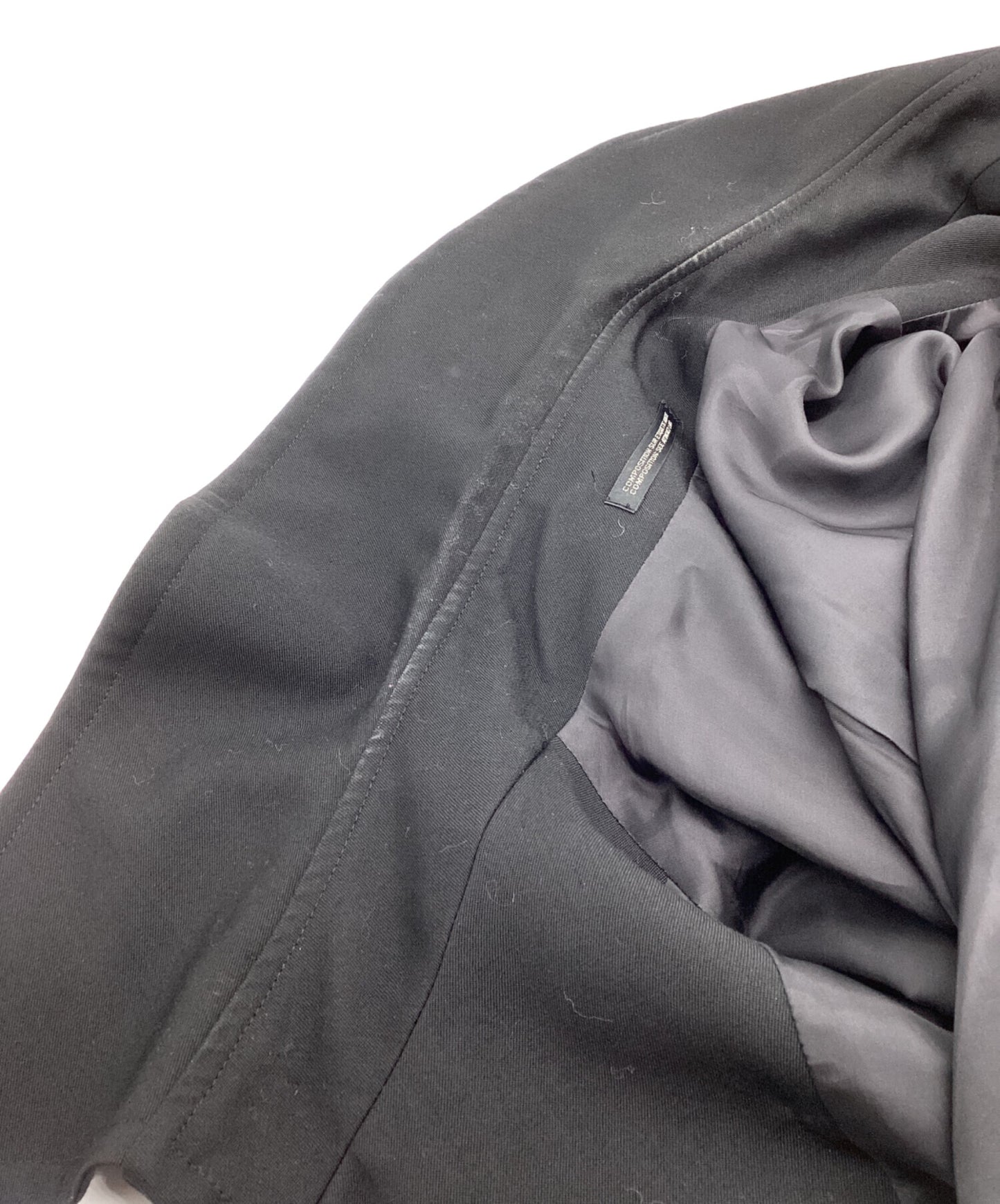 [Pre-owned] yohji yamamoto+noir POUR HOMME WOOL GABARDINE SMOOTH COAT TeroTero Coat NR-C07-100