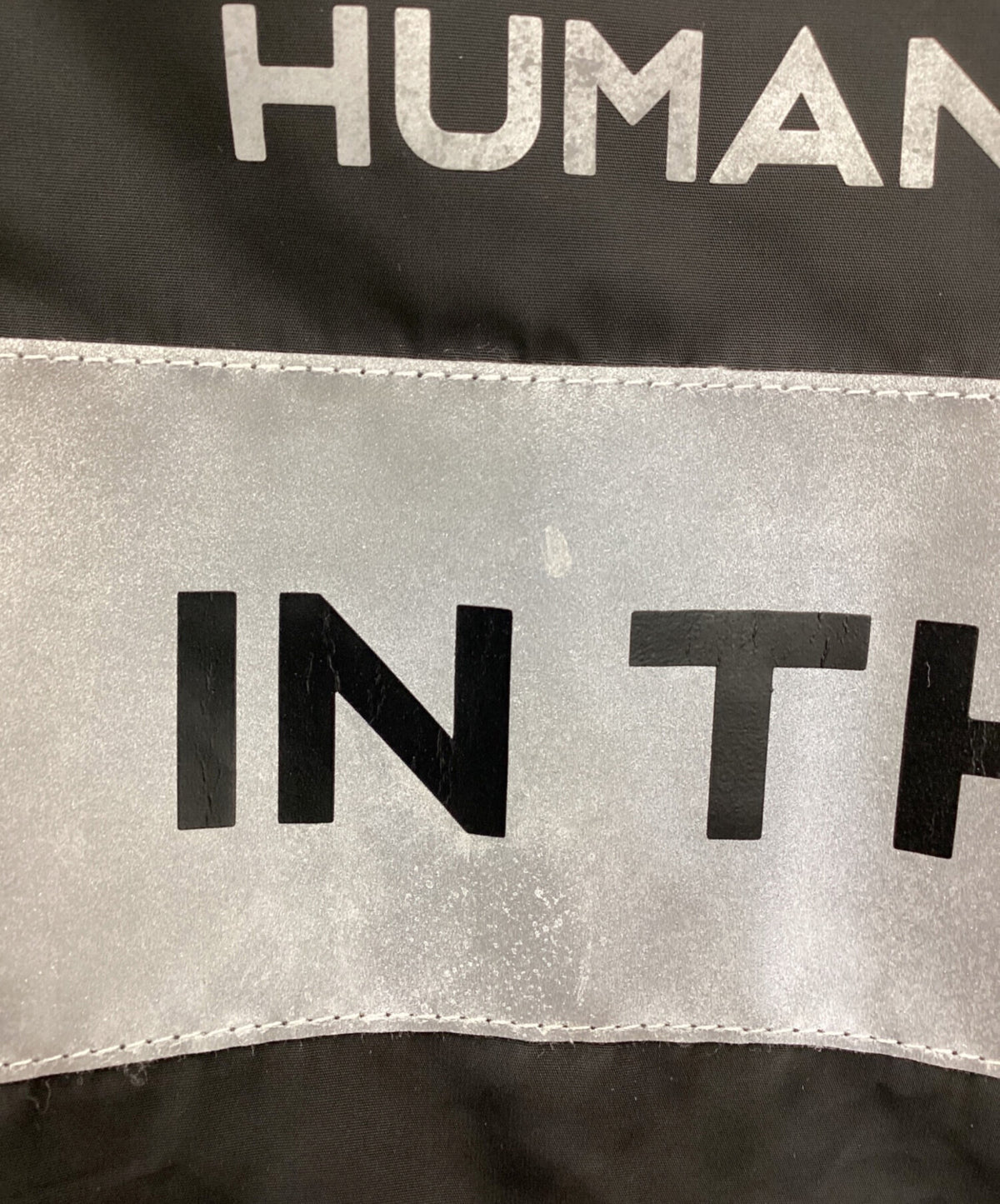 [Pre-owned] HUMAN MADE Reflective Line Blouson Nylon Jacket HM28JK042