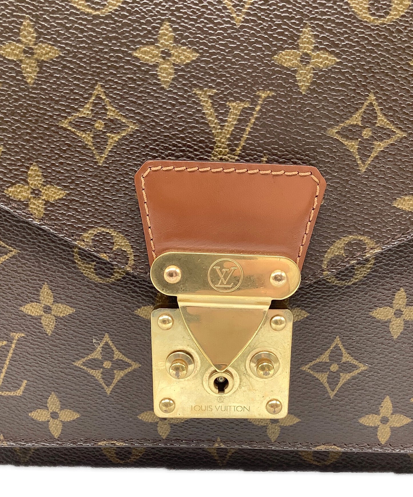 [Pre-owned] LOUIS VUITTON Monogram Monceau Clutch Bag M51185