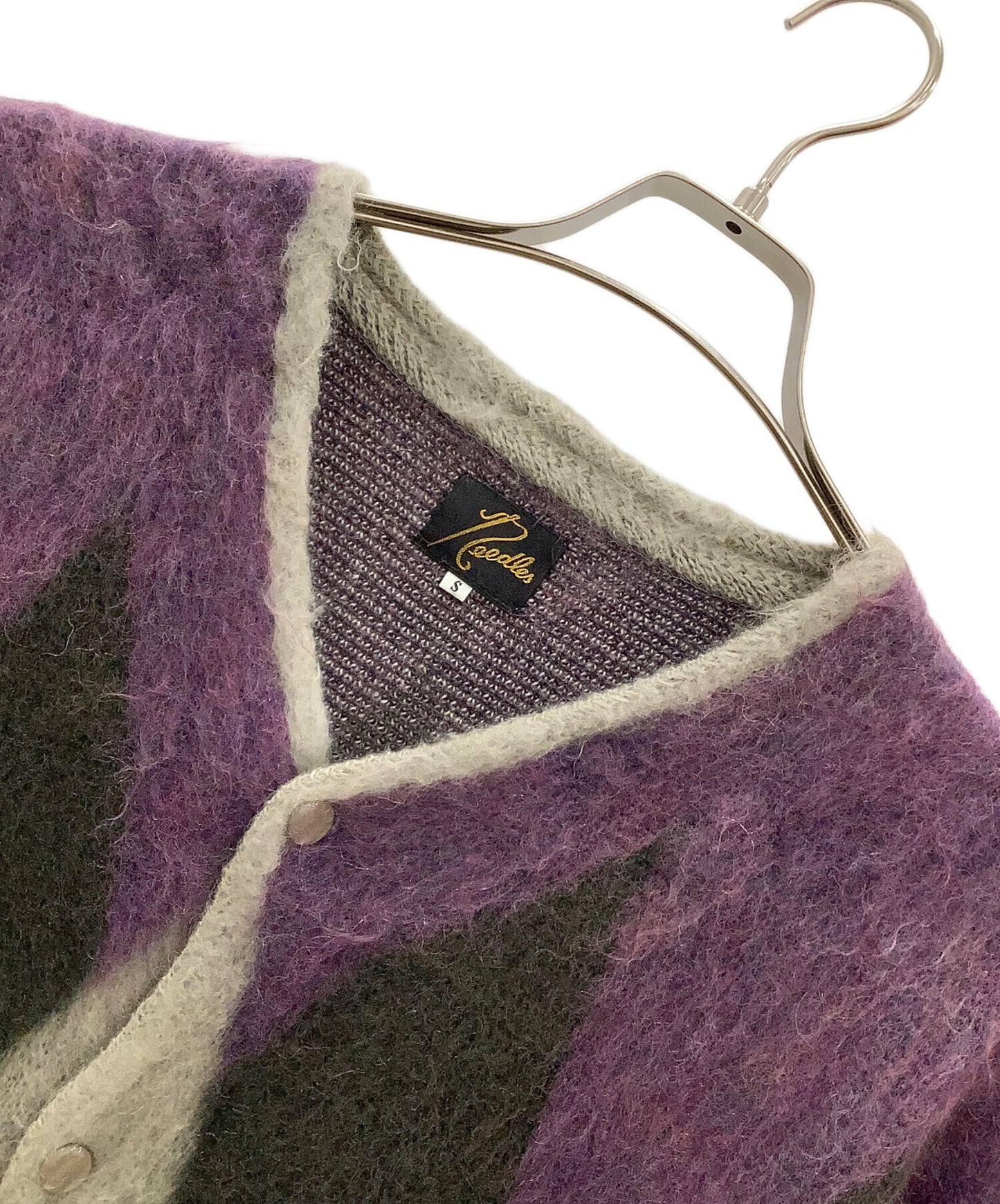 [Pre-owned] Needles Needles Mohair Knit Cardigan DI 215.