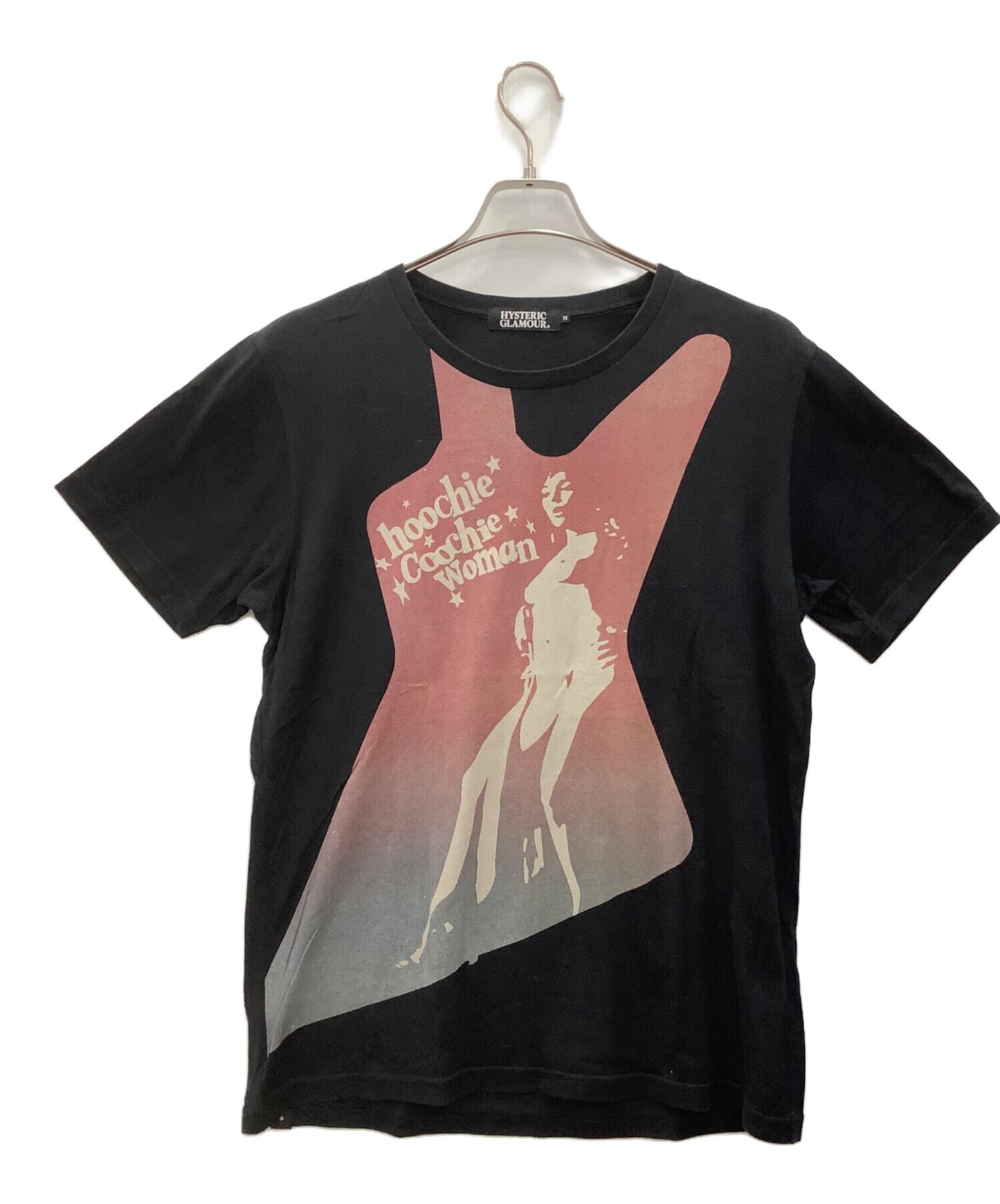 [Pre-owned] Hysteric Glamour Guitar Girl Print T-Shirt 0204CT03