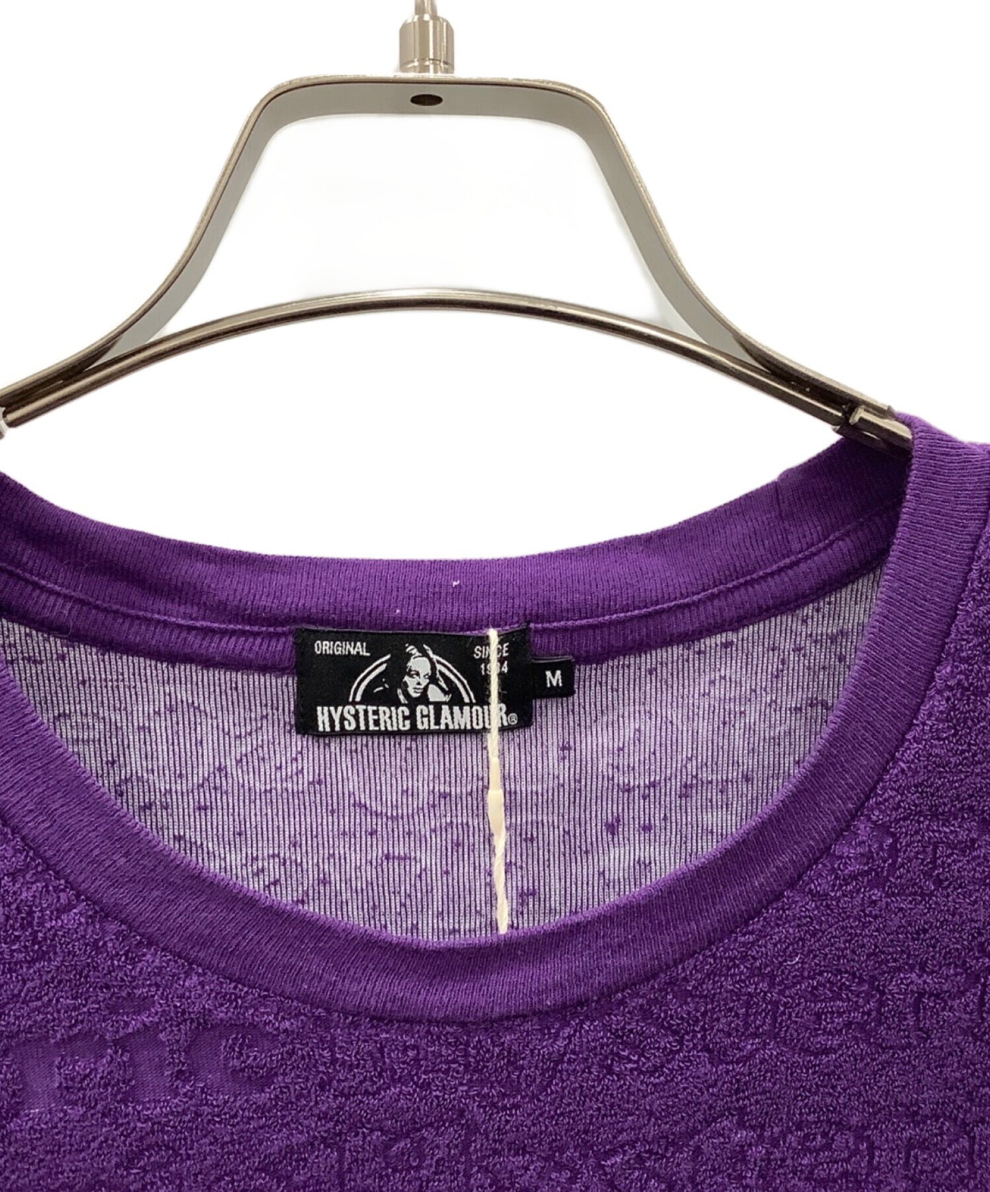 [Pre-owned] Hysteric Glamour Hysteric Glamour HYS all-over jacquard T-shirt 02191CT38