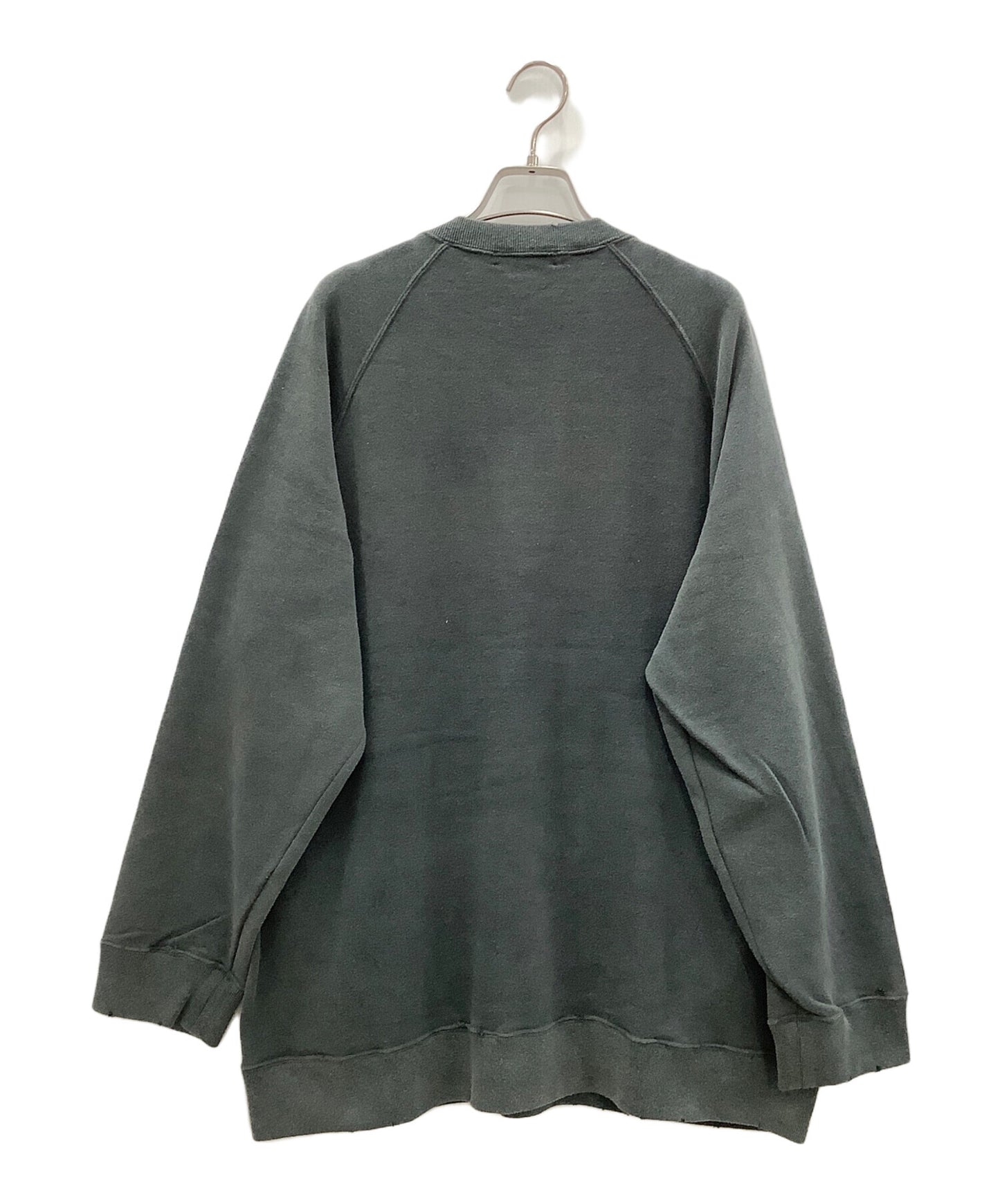 [Pre-owned] UNDERCOVER Wide Sweatshirt UNDERCOVER Green UC1A4802 Rags UC1A4802