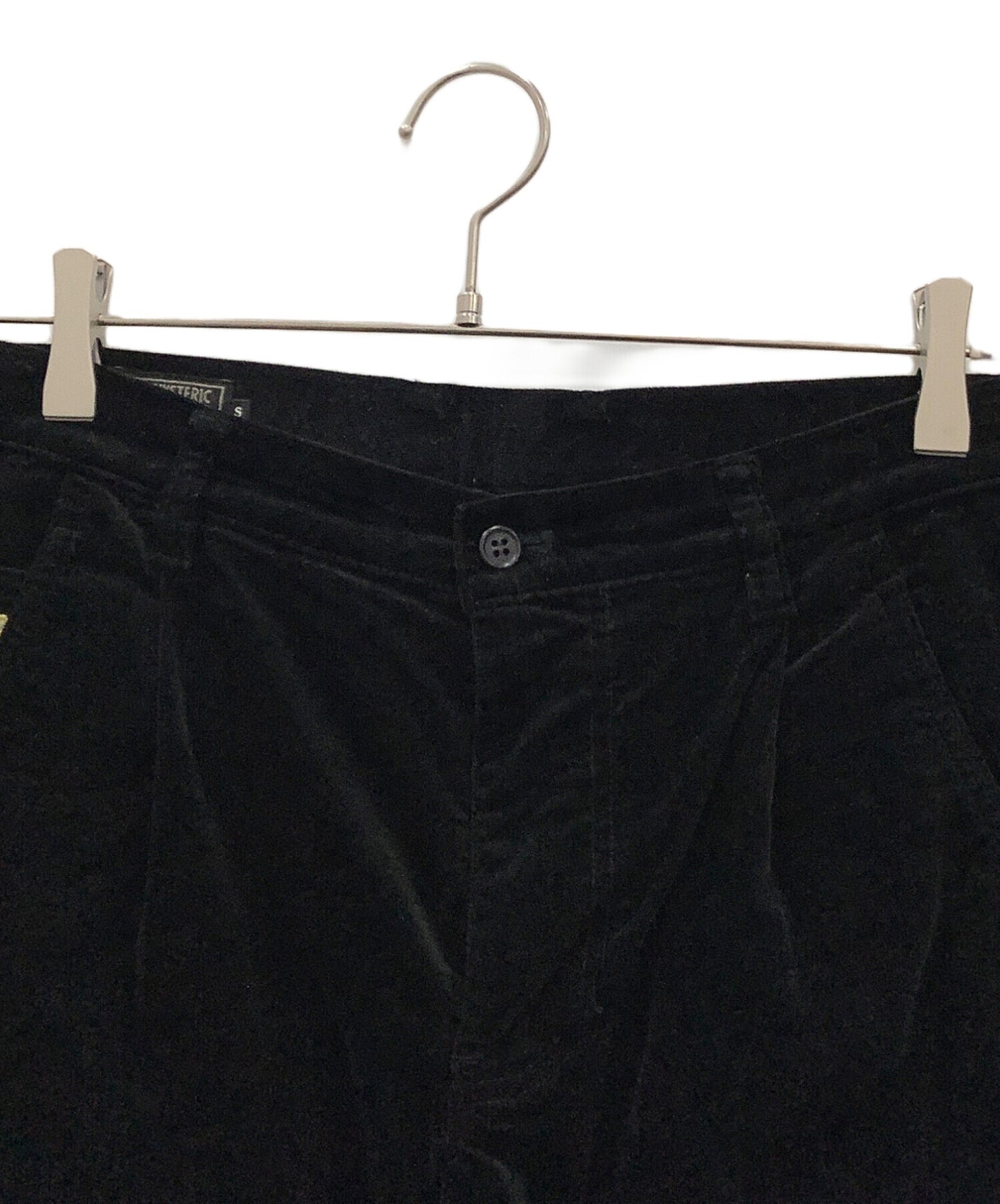 [Pre-owned] Hysteric Glamour Velour pants Hysteric Glamour black