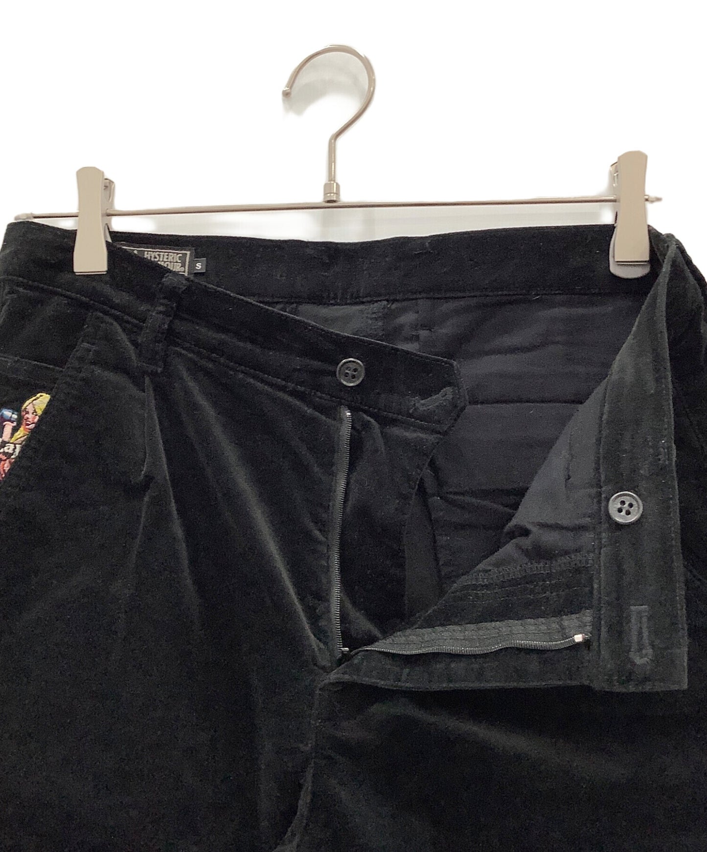[Pre-owned] Hysteric Glamour Velour pants Hysteric Glamour black