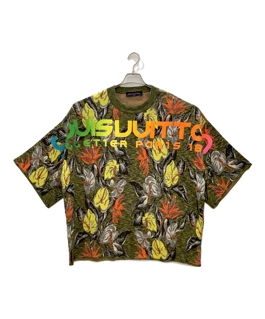 [Pre-owned] LOUIS VUITTON Short-sleeved knitwearLOUIS VUITTON khaki all over vccm08 ca 36929