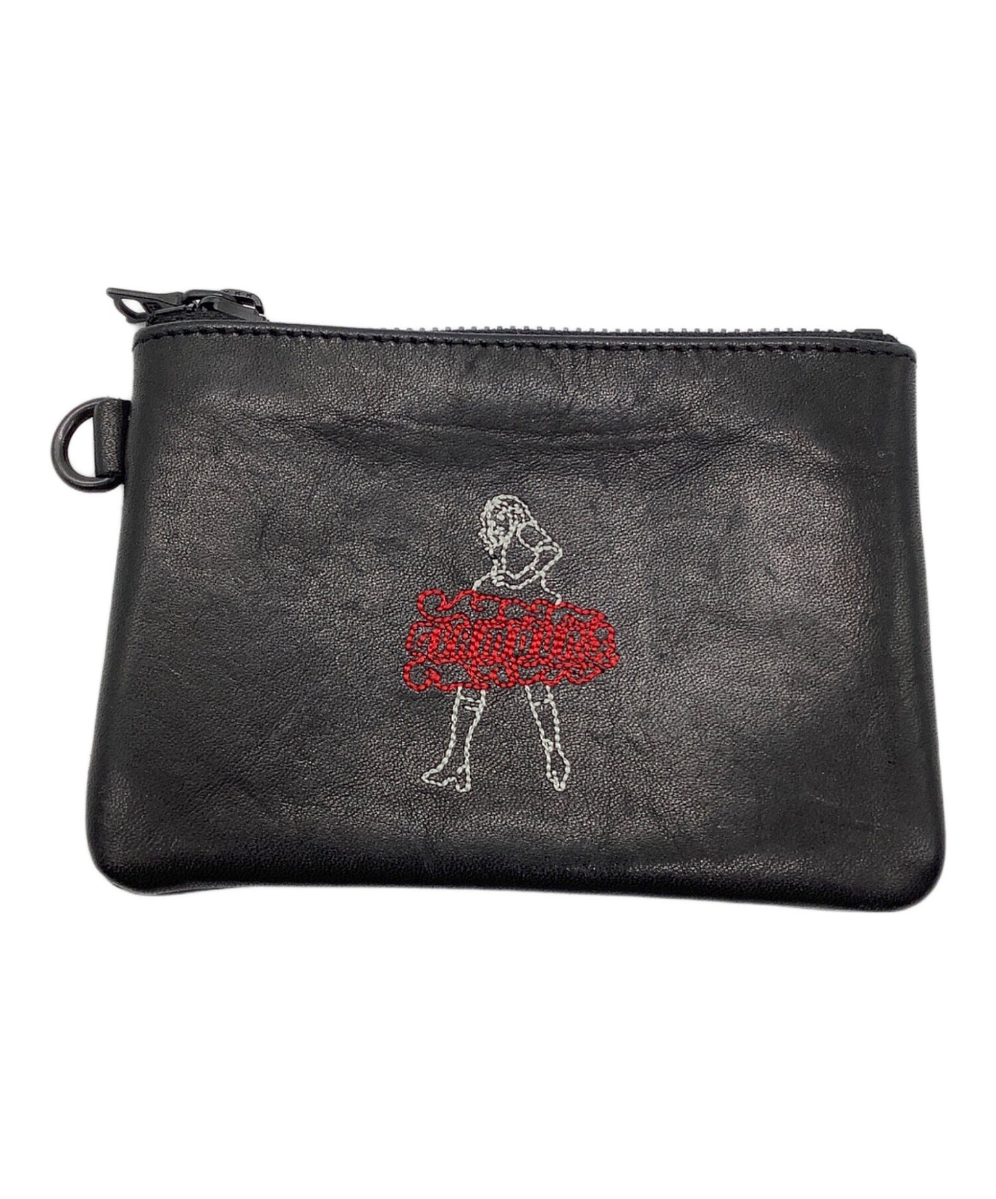 [Pre-owned] Hysteric Glamour Leather wallet Hysteric Glamour VIXEN LINE embroidery