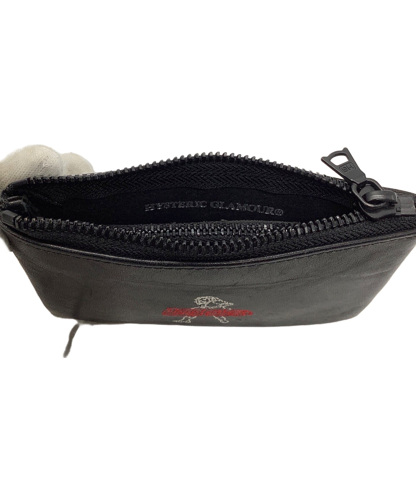 [Pre-owned] Hysteric Glamour Leather wallet Hysteric Glamour VIXEN LINE embroidery