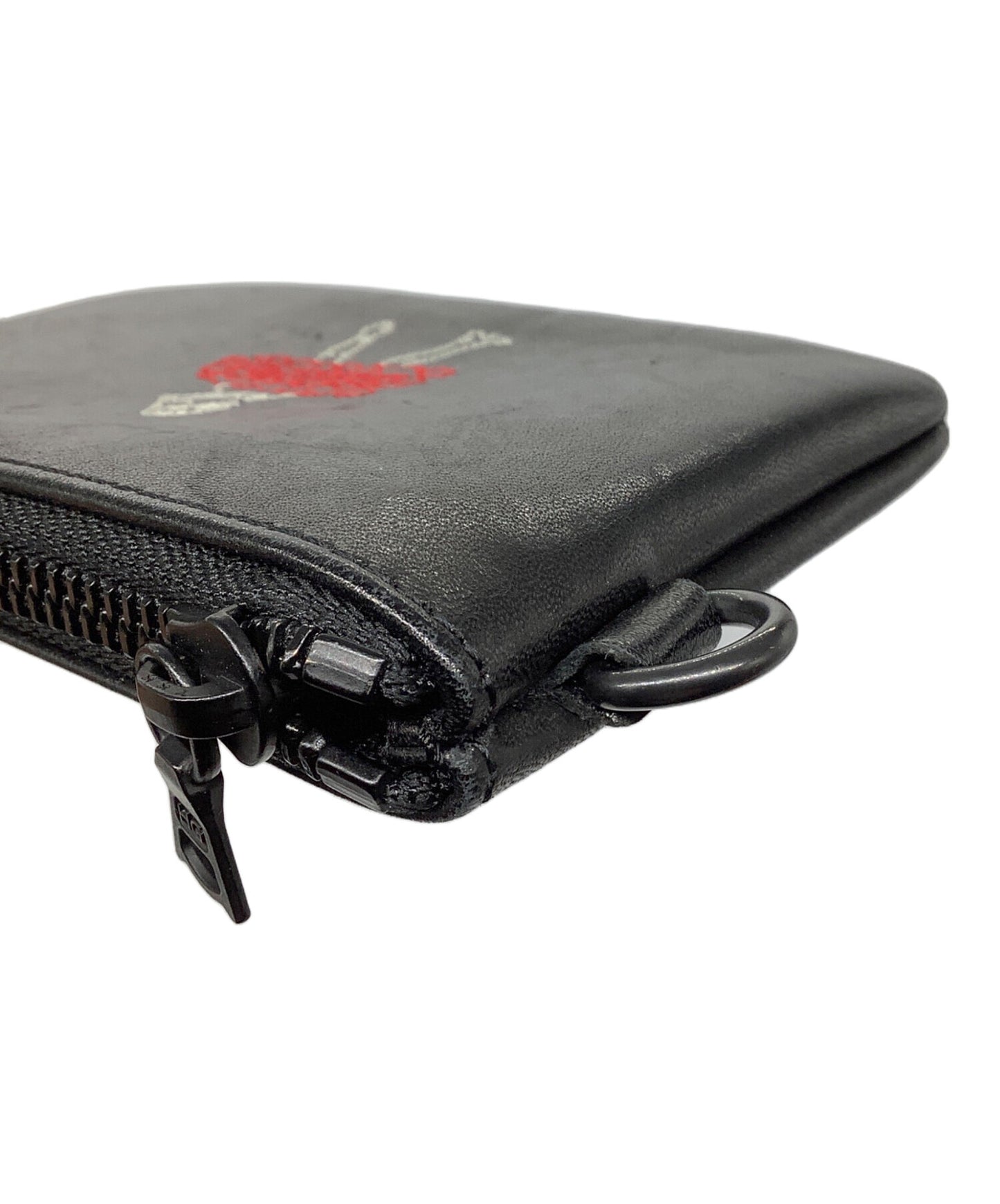 [Pre-owned] Hysteric Glamour Leather wallet Hysteric Glamour VIXEN LINE embroidery