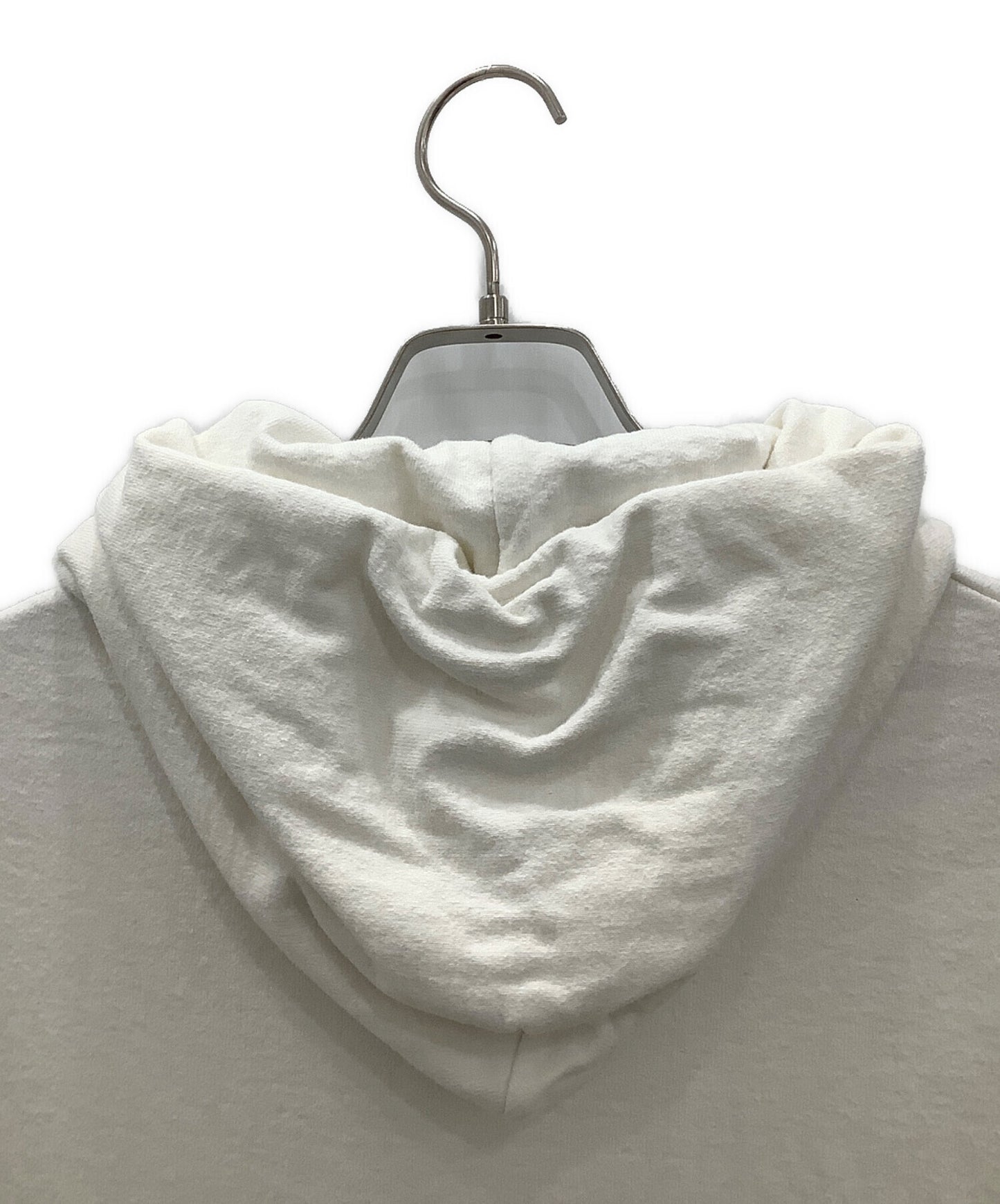 [Pre-owned] Hysteric Glamour Pullover Hoodie Hysteric Glamour White with furballs on cuffs SMOKING GIRL Hoodie 02231CF02