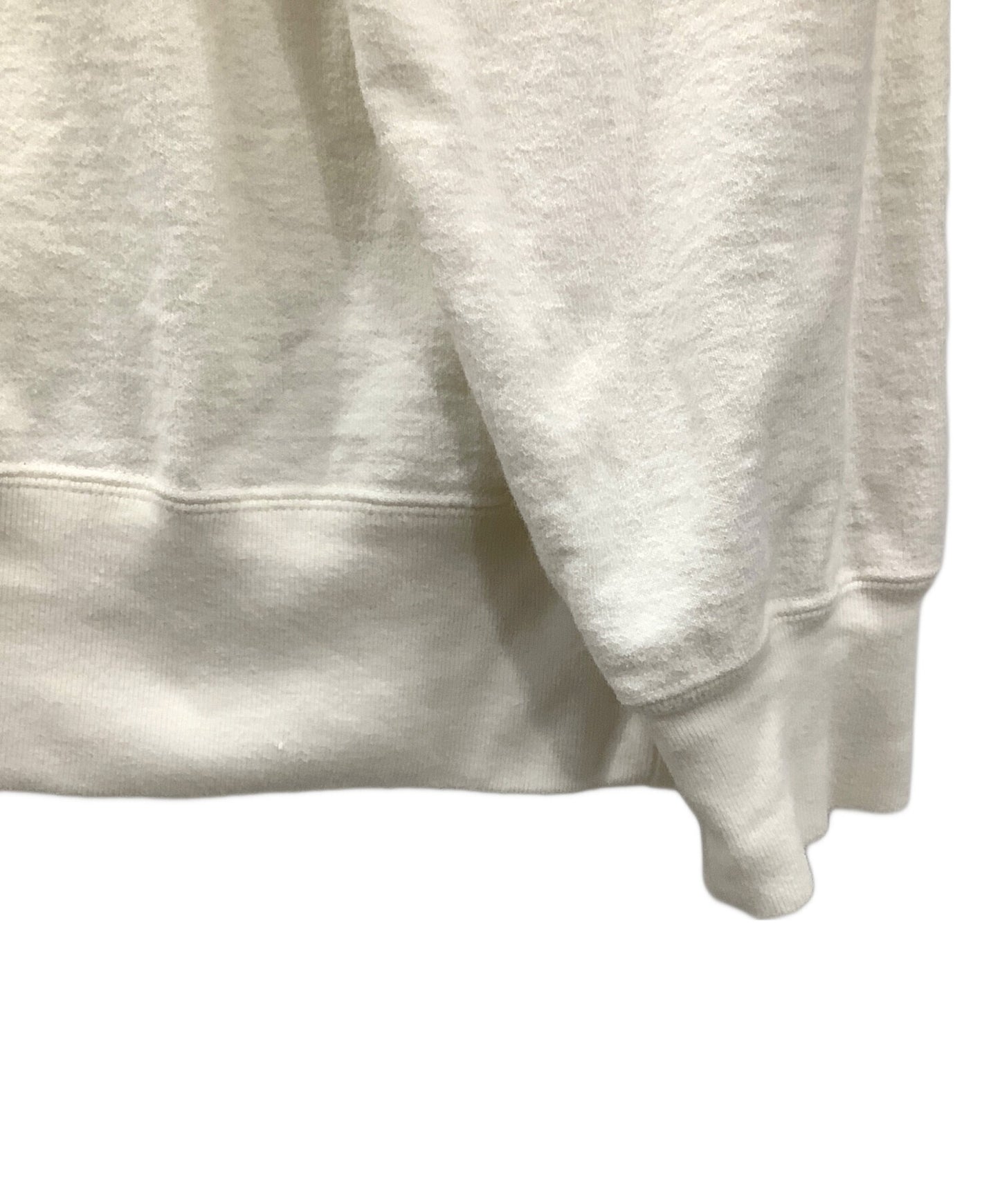 [Pre-owned] Hysteric Glamour Pullover Hoodie Hysteric Glamour White with furballs on cuffs SMOKING GIRL Hoodie 02231CF02