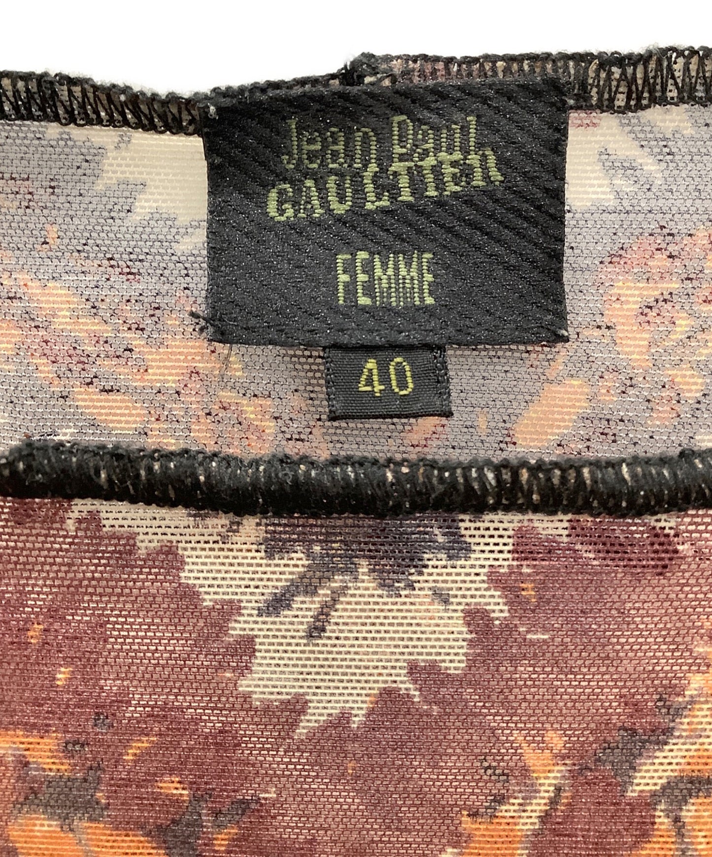 [Pre-owned] Jean Paul Gaultier FEMME long-sleeved cut-and-sew