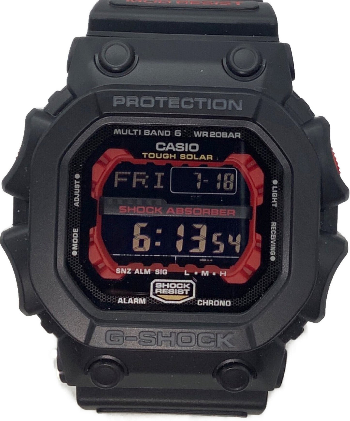 [Pre-owned] CASIO Wristwatch CASIO G-SHOCK GXW-56 Radio Wave Solar with Case Black GXW-56