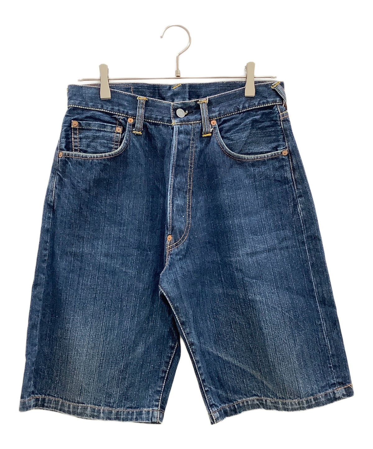 [Pre-owned] EVISU Denim half pants EVISU Men's Indigo 2001 Big Seagull