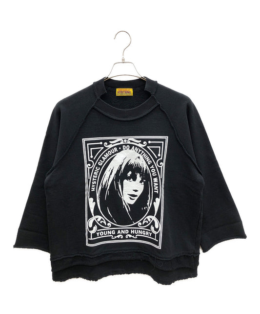 [Pre-owned] Hysteric Glamour PAINTING GIRL Oversized Sweatshirt 22AW 01223CS09