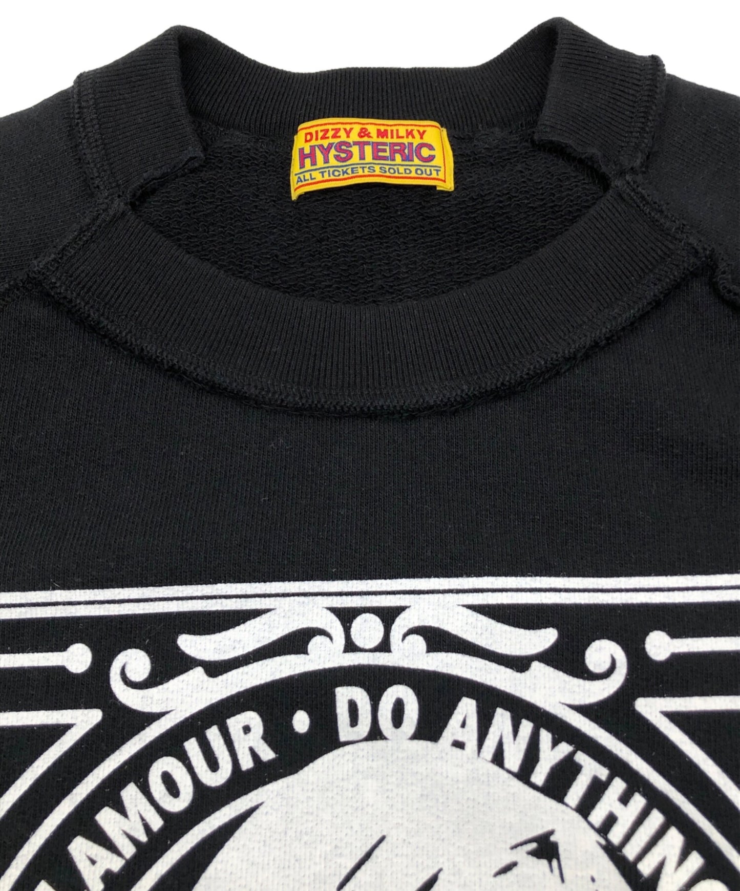 [Pre-owned] Hysteric Glamour PAINTING GIRL Oversized Sweatshirt 22AW 01223CS09