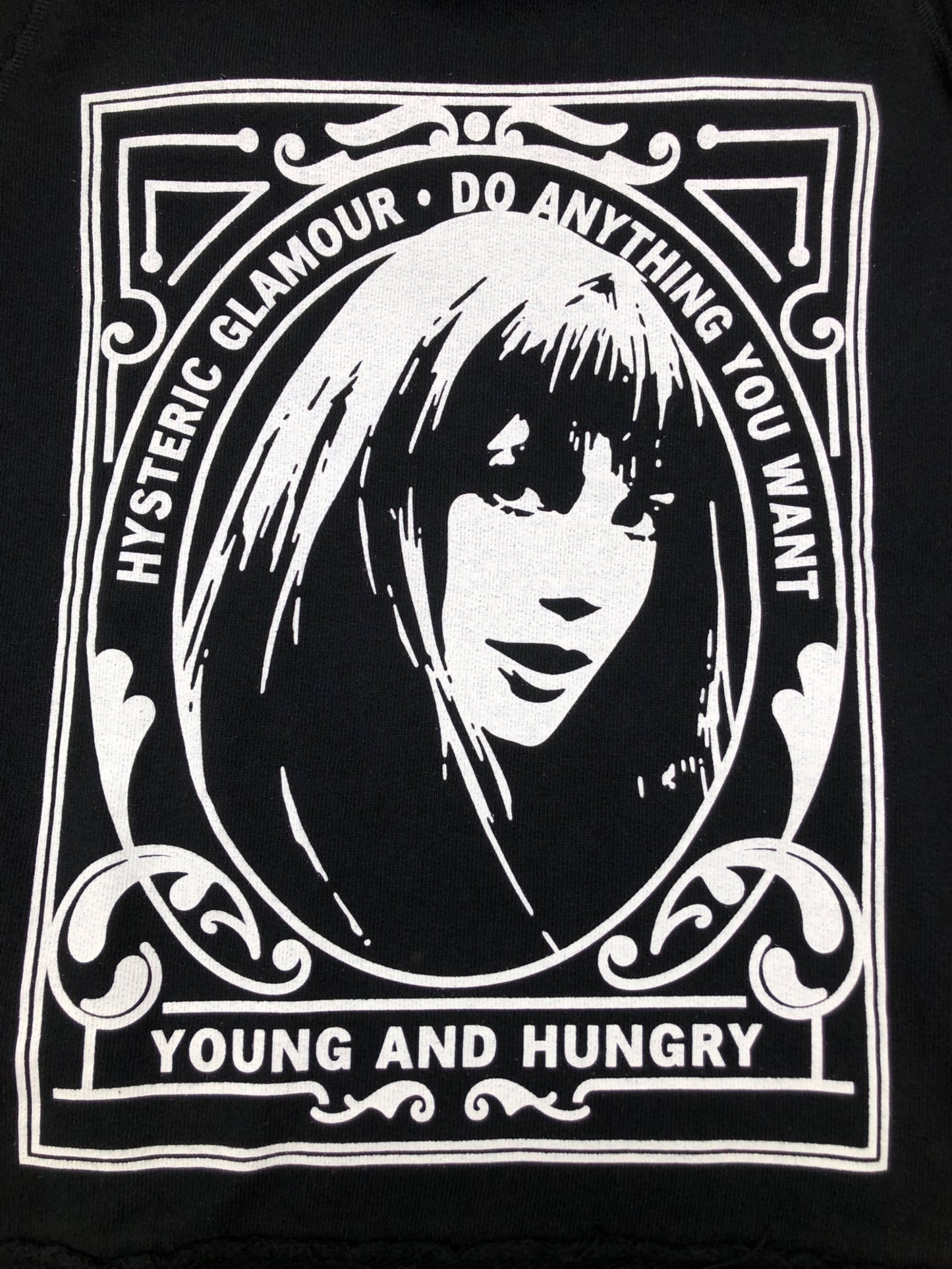 [Pre-owned] Hysteric Glamour PAINTING GIRL Oversized Sweatshirt 22AW 01223CS09