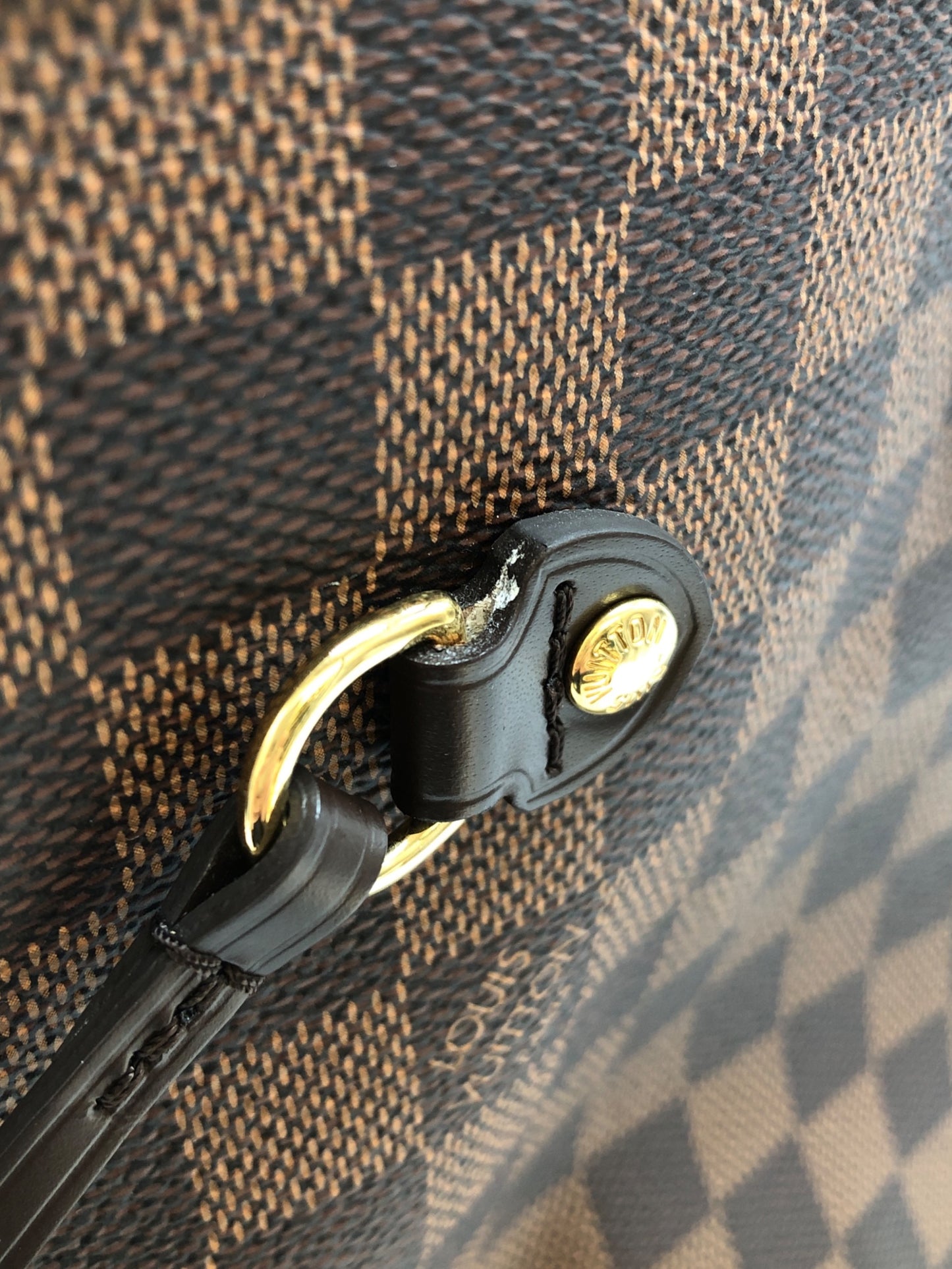 [Pre-owned] LOUIS VUITTON Damier Neverfull MM tote bag N41358