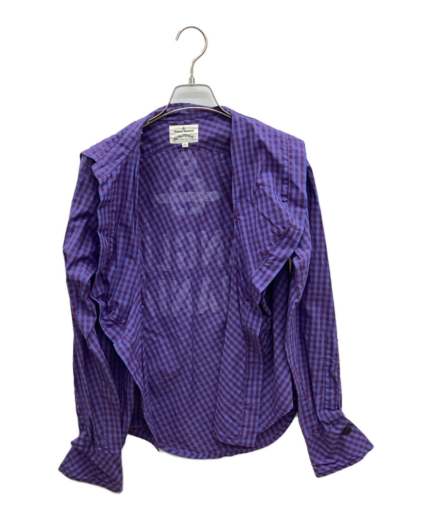 [Pre-owned] Vivienne Westwood ANGLOMANIA Back print shaped blouse